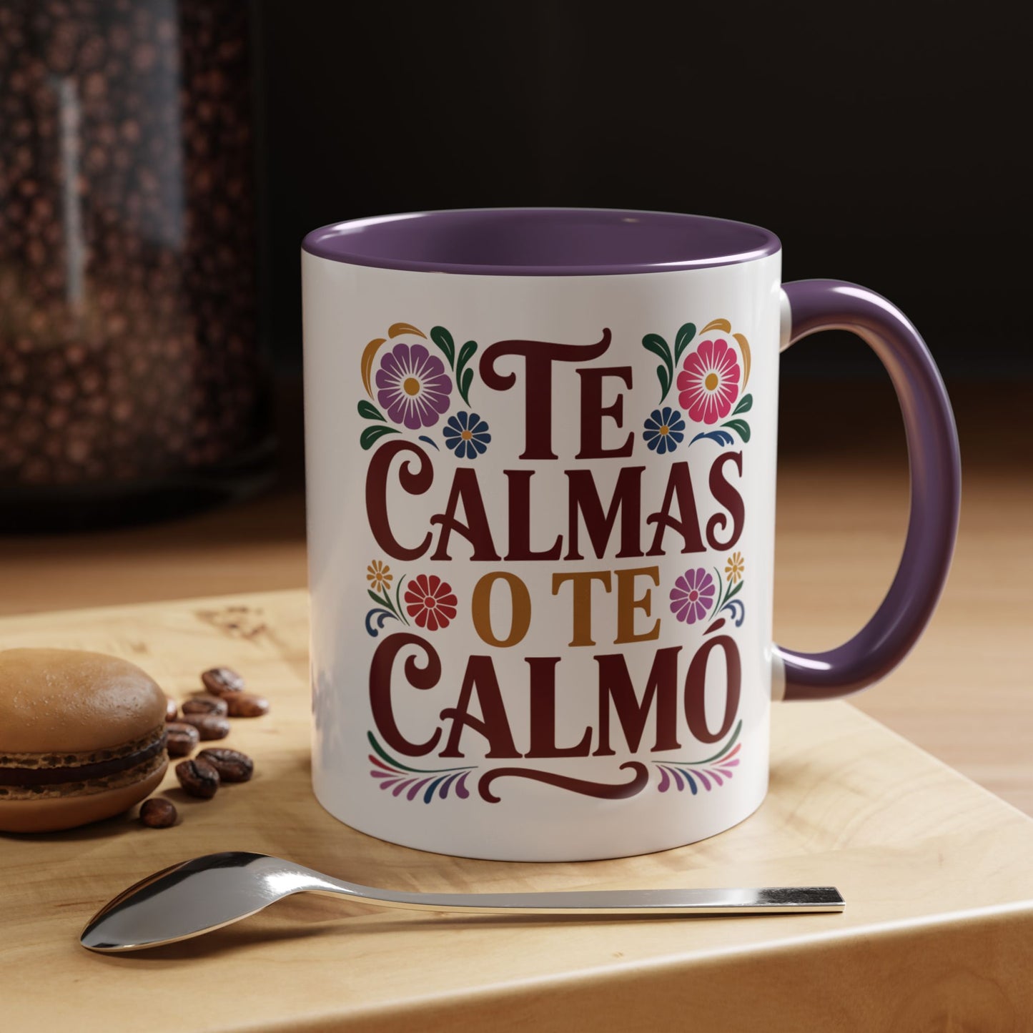 Te Calmas O Te Calmo Mug — Funny Spanish Humor Gift (view 3 of 7)