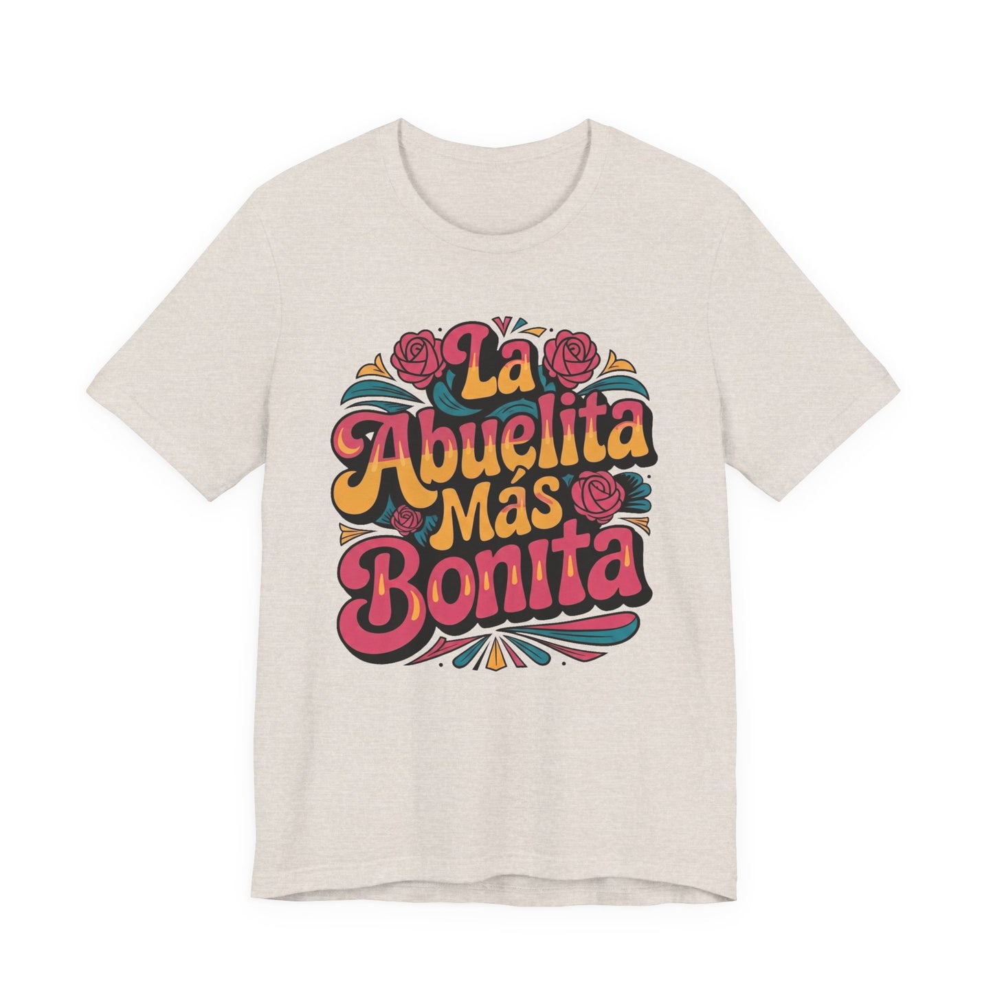 Groovy Art La Abuelita Mas Bonita Shirt, Abuelita Gift, Latina Grandmother Gift,  Abuela Birthday Gift, Mother's Day Abuela