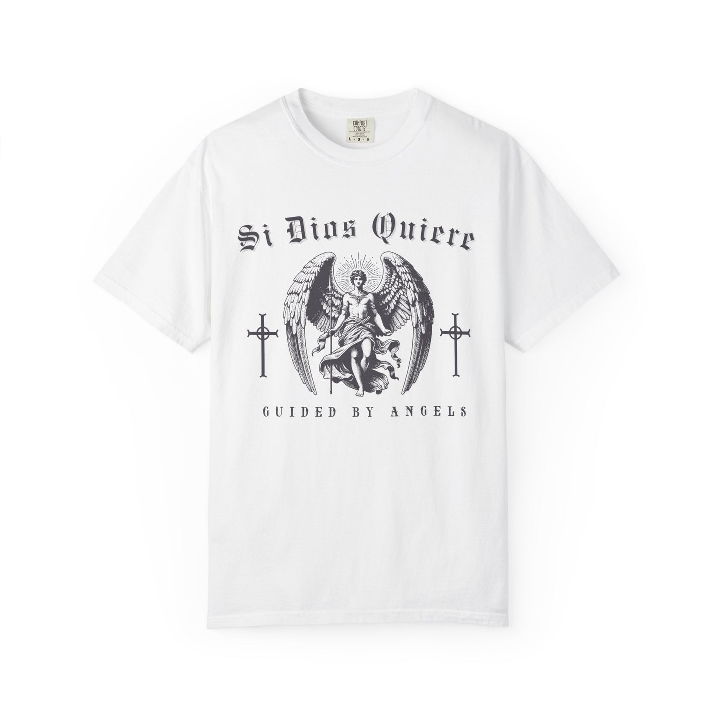 Si Dios Quiere Shirt |  Chicano Streetwear Tee | Latino Graphic Tee | Camisa Cristiana | Comfort Colors T Shirt
