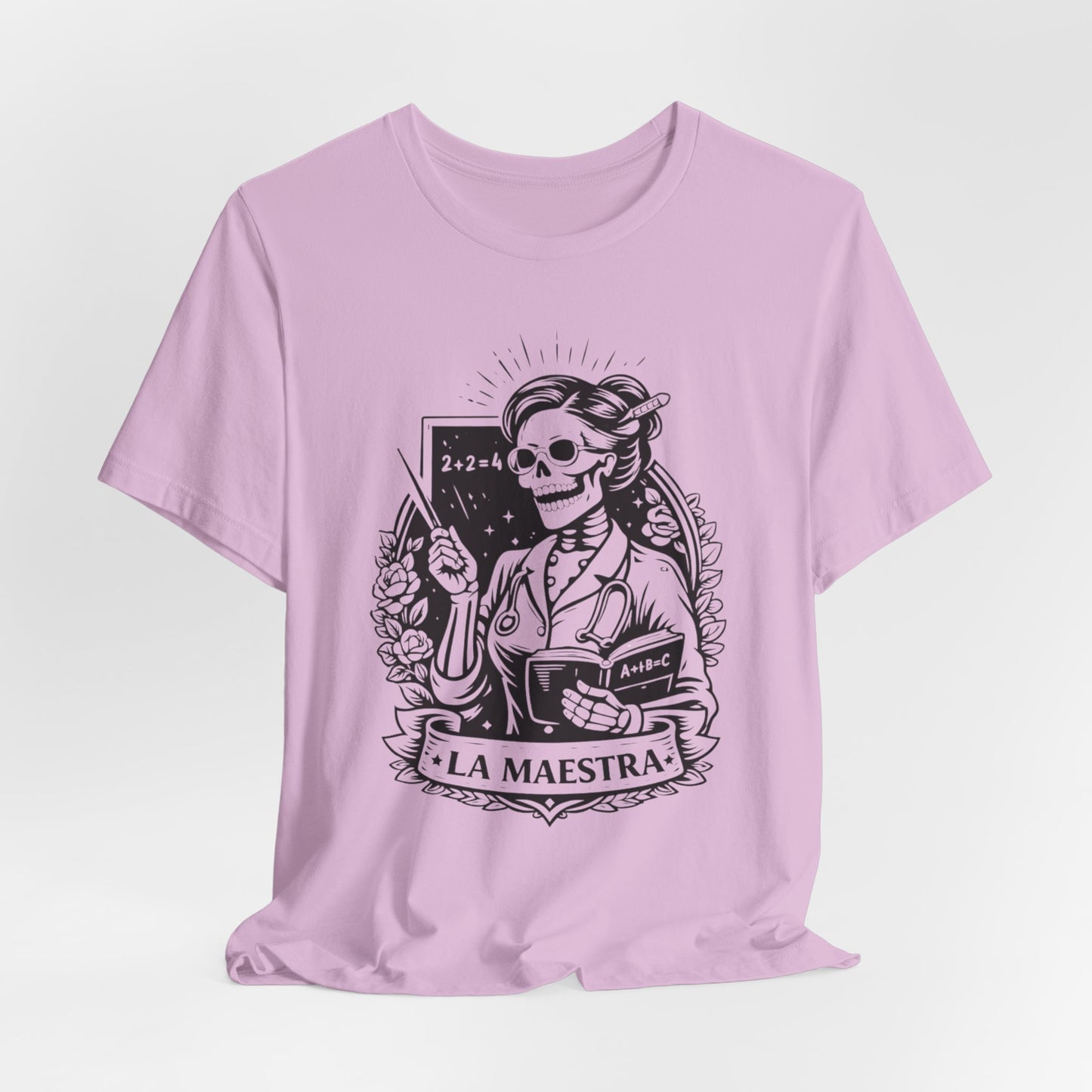 La Maestra T-Shirt - Teacher Gift Tee for Latina Educator - Professional Hispanic Teacher Shirt - Maestra Regalo