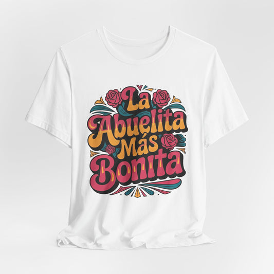 Groovy Art La Abuelita Mas Bonita Shirt, Abuelita Gift, Latina Grandmother Gift,  Abuela Birthday Gift, Mother's Day Abuela