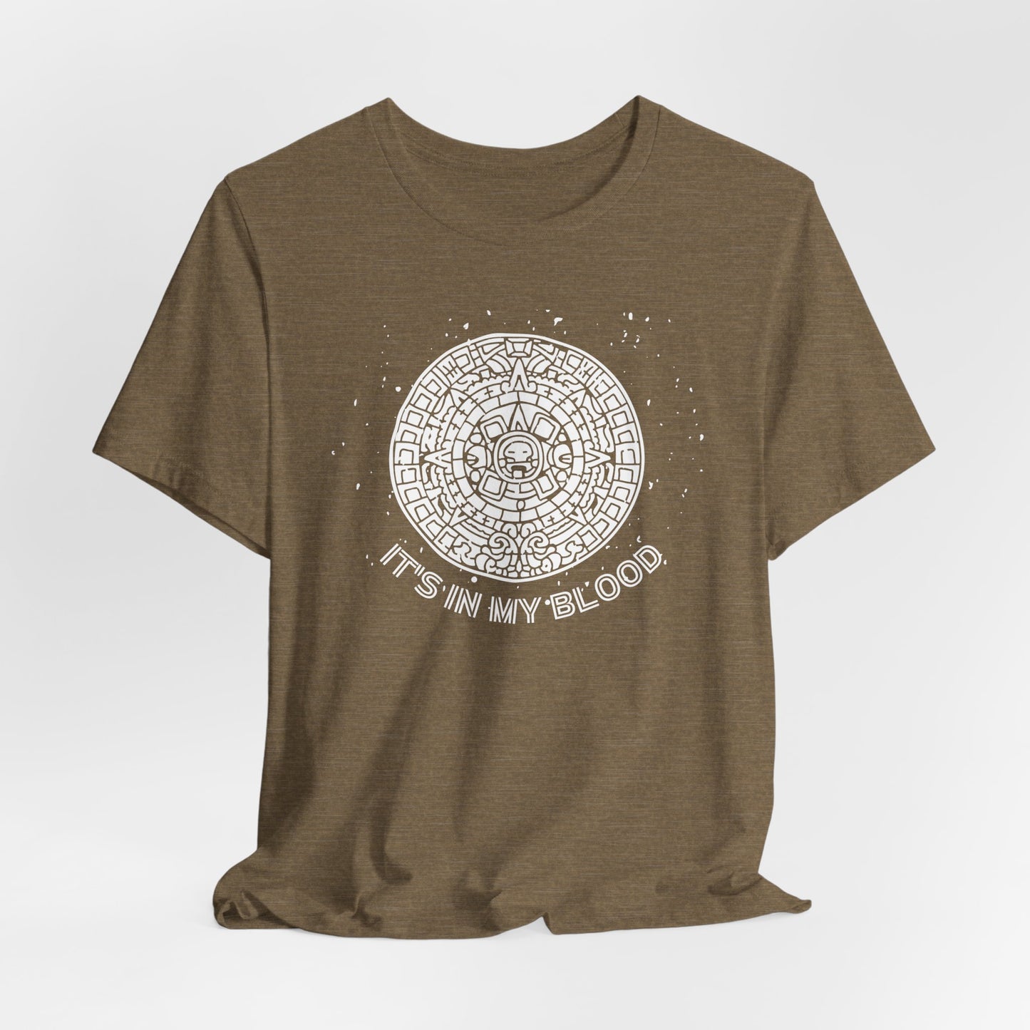 It's In my Blood Aztec shirt | Gift for Him Gift for Her camisa para hombre latino , otoño latino, Latino Heritage Month