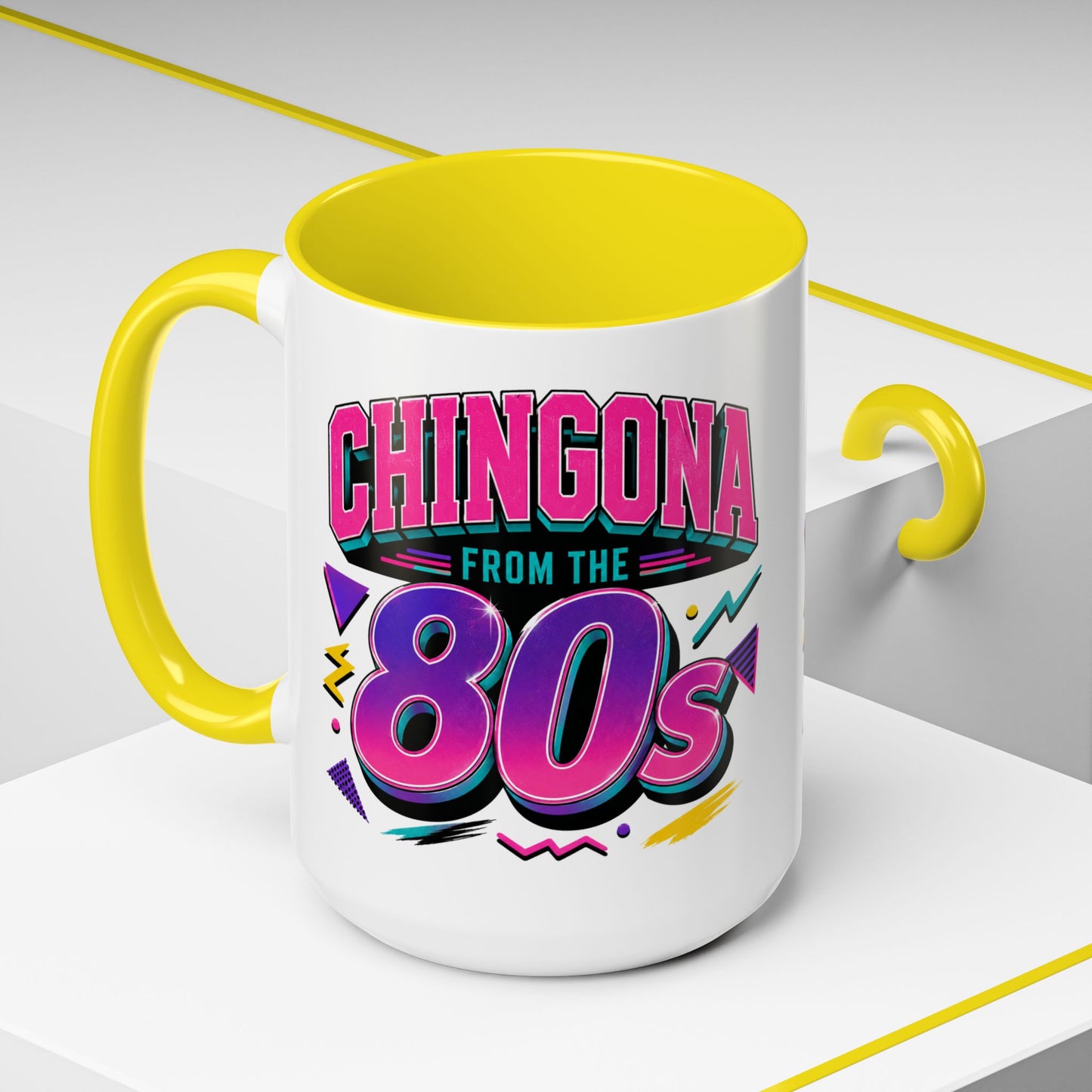 Chingona from the 80s Mug | Latina Gift | Regalos Para Mujer | Spanish Coffee Cup | Latina Pride Gift for Her