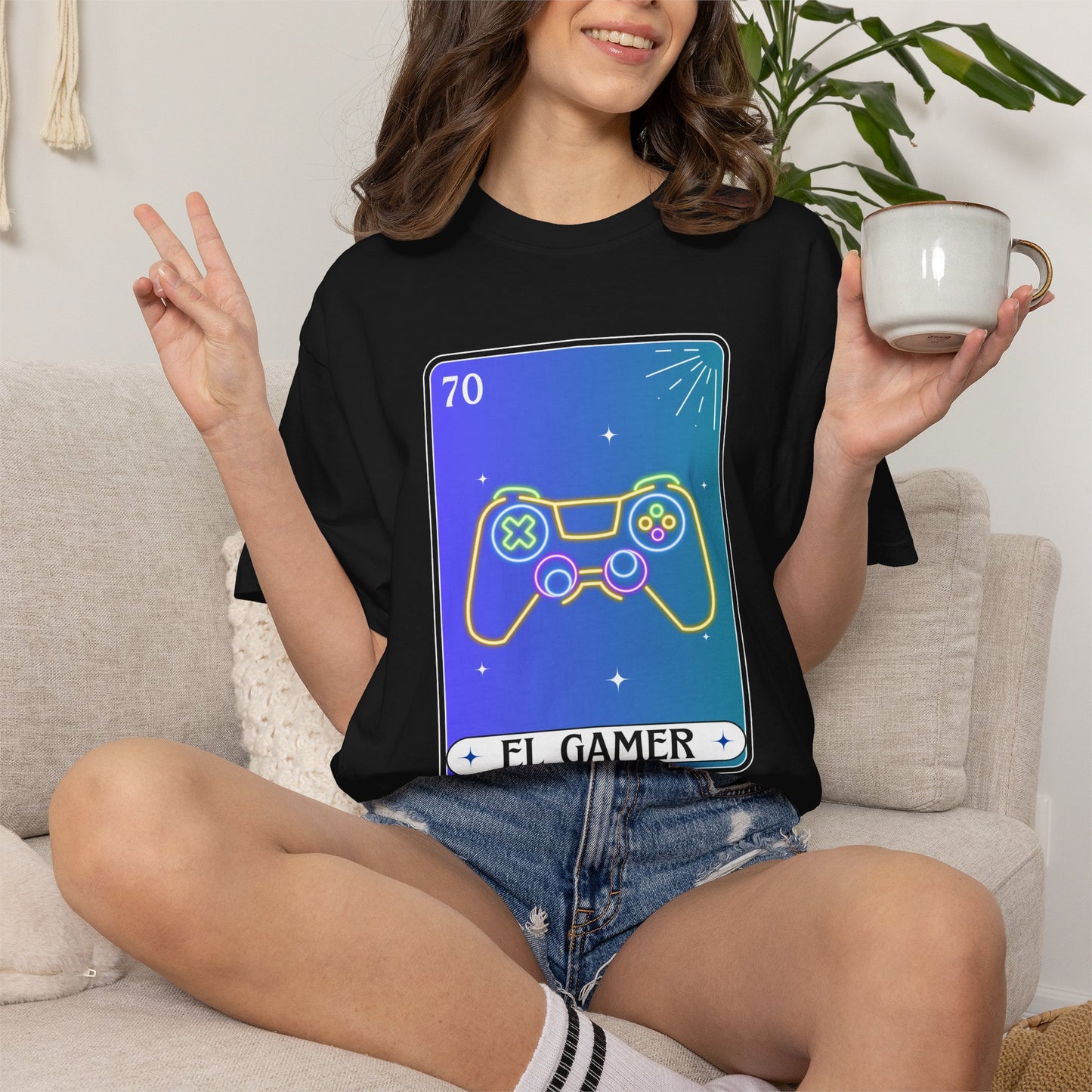 El Gamer Loteria Shirt | Empowerment , Gift for Him Gift for Her, Mexican Shirt , Camisa para Hombre Latino