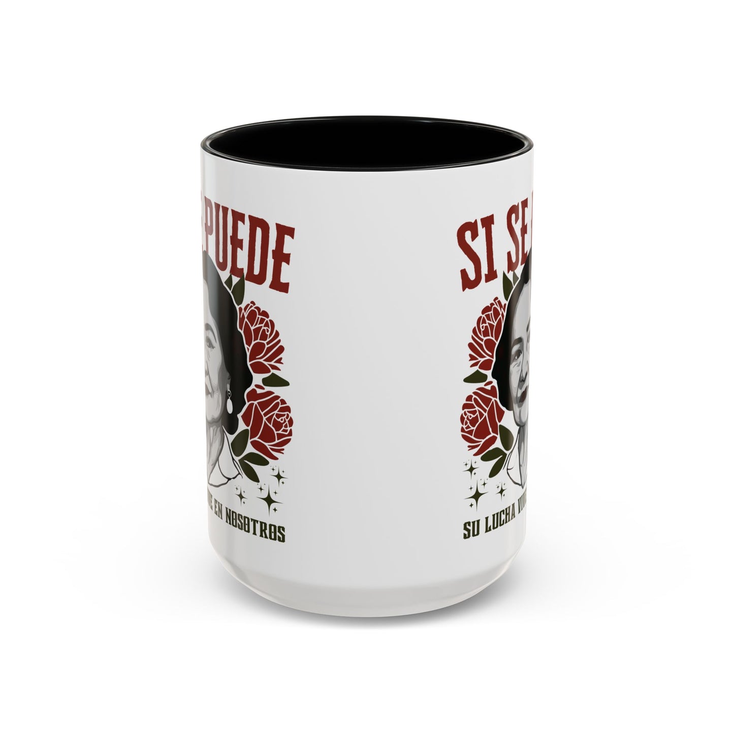 Civil Rights Dolores Huerta Accent Mug | Spanish Empowerment Coffee Mug