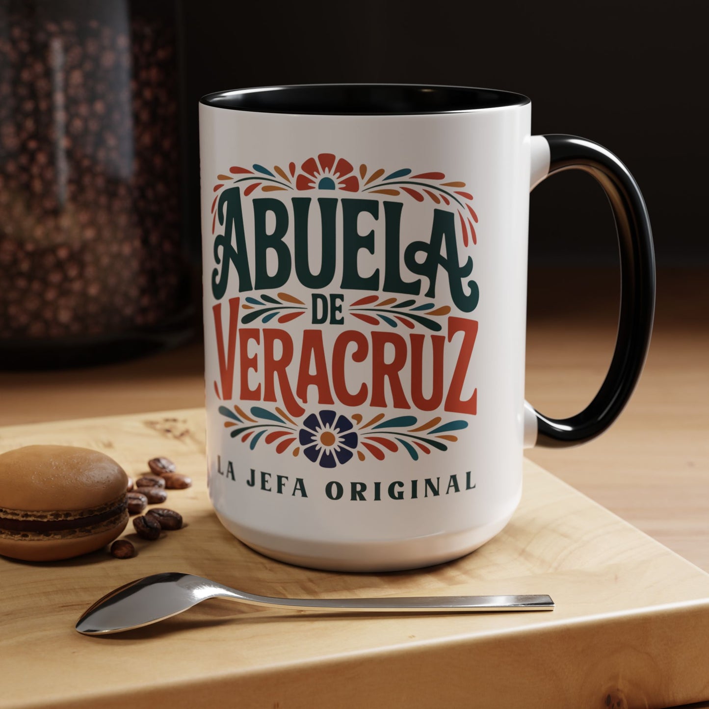 Abuela de Veracruz Mug - Latino Grandma Coffee Cup Gift - Abuela Love Mug - Hispanic Family Gift - Regalo Para Abuela