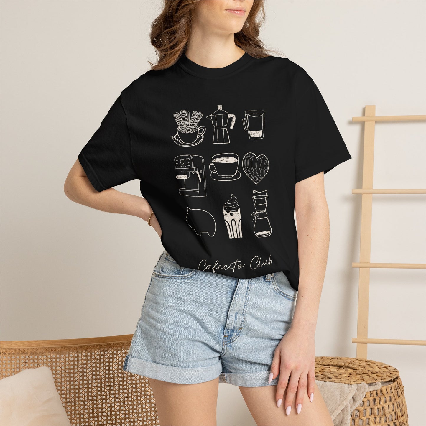 Cafecito Club Tshirt | Camiseta Gifts | Cafecito y Concha