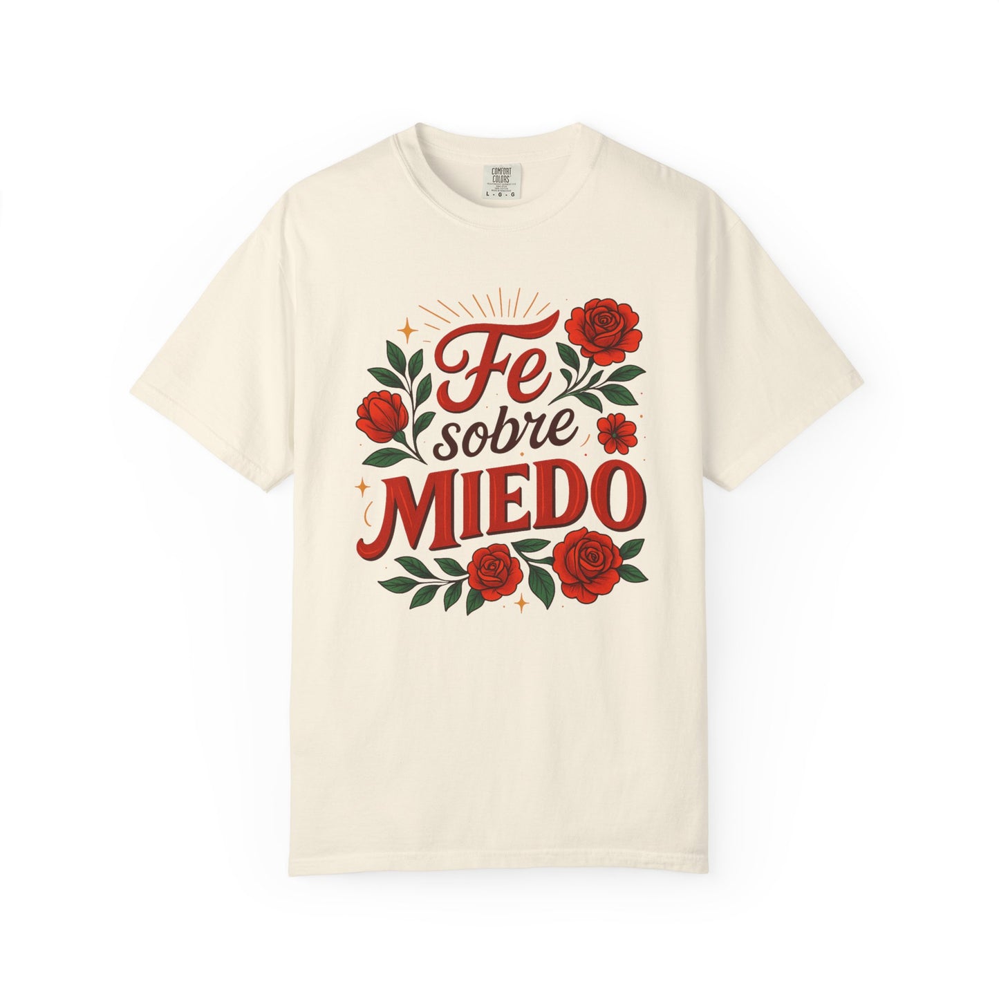 Fe Sobre Miedo Shirt | Camisa Christiana | Latina Graphic Tee |