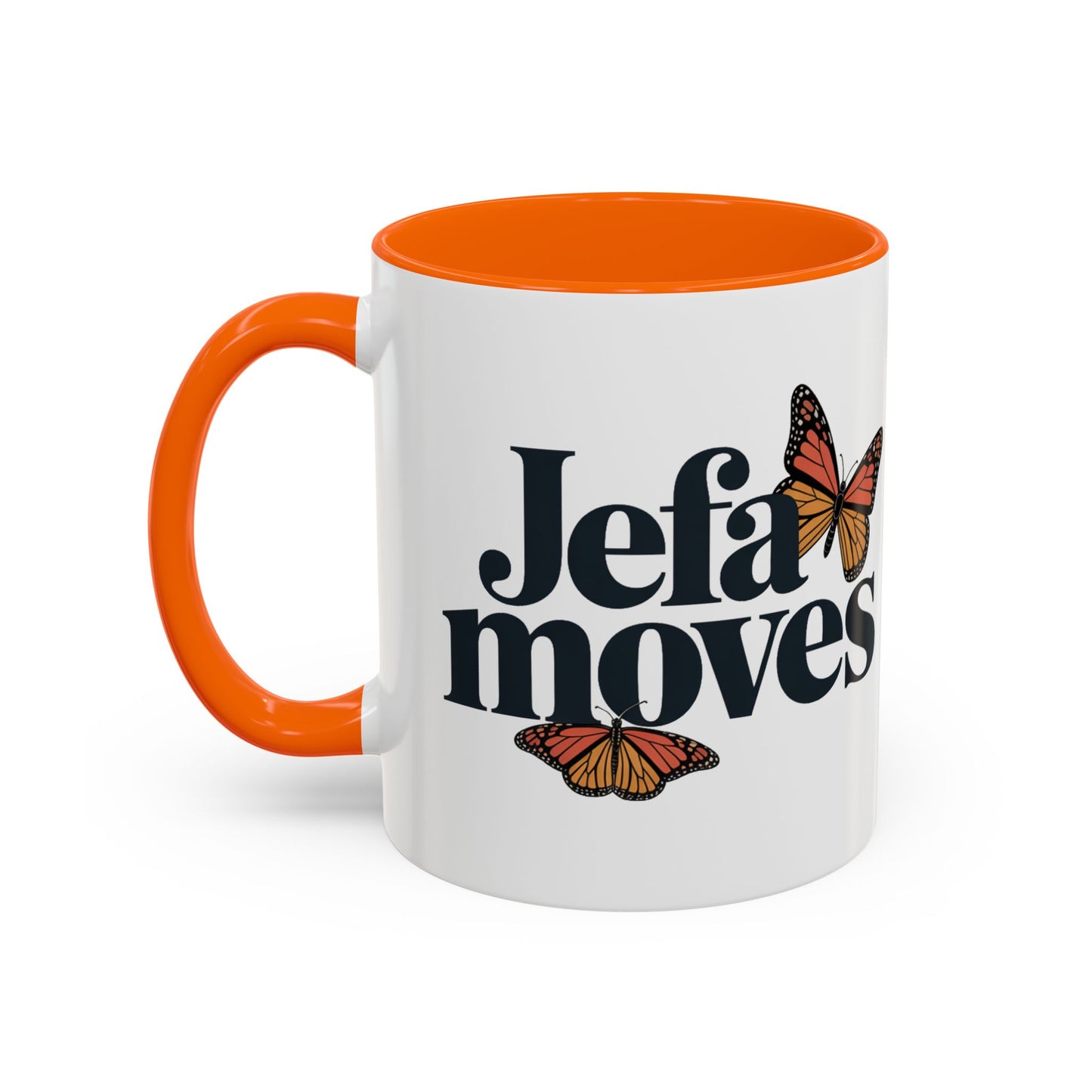 La Jefa Moves Mug - Female Boss Gift for Latina Women - Spanish Coffee Cup - Empowering Latina Gift - Bilingual Mug