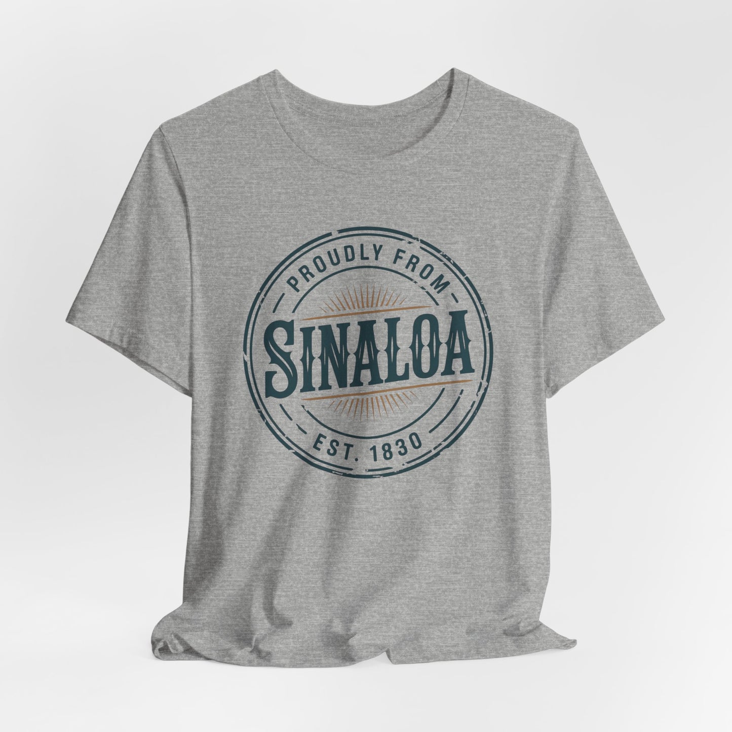 Sinaloa T-Shirt - Mexican Heritage Pride Tee, Sinaloa Orgullo Shirt, Mexico State Gift, Regional Mexican Clothing
