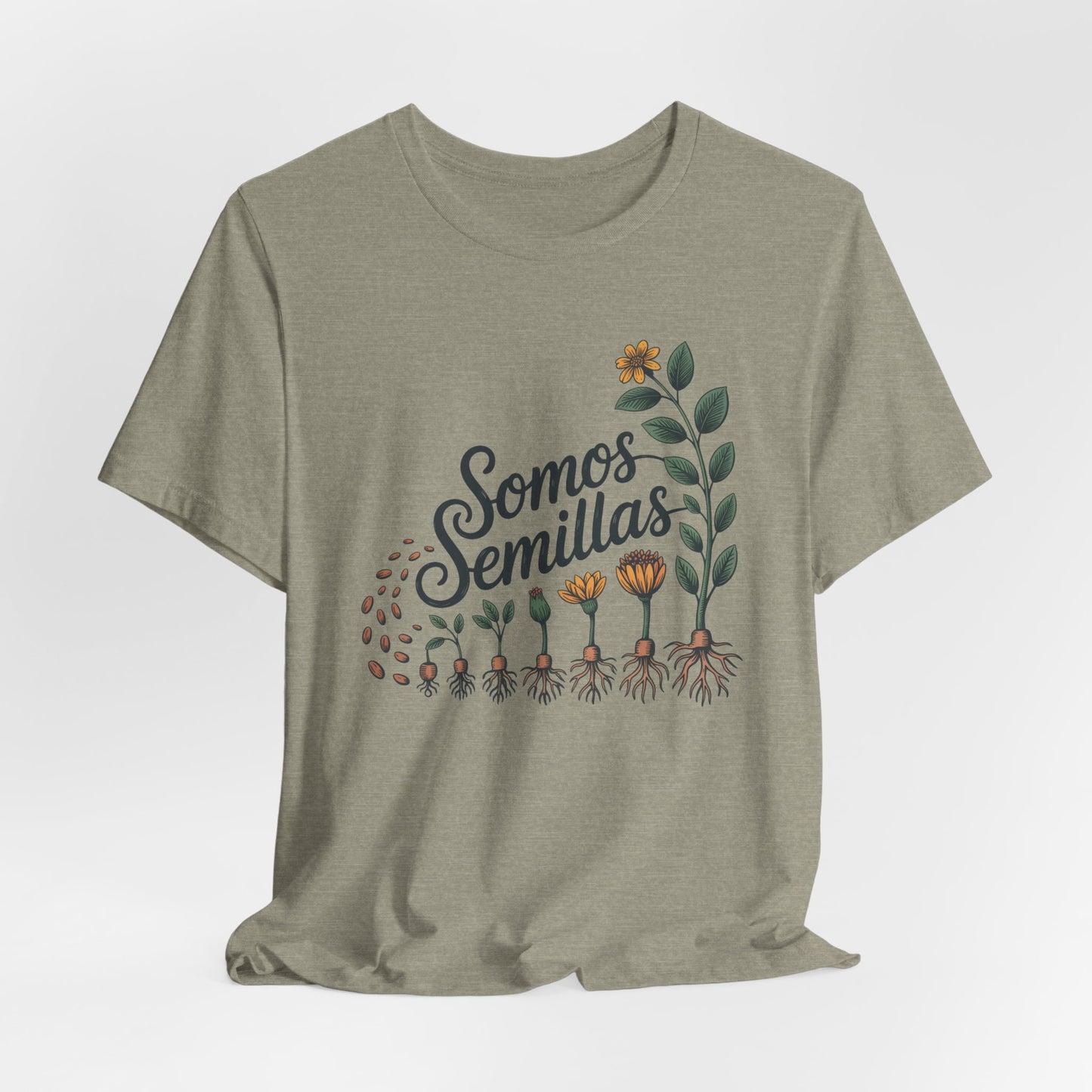 Somos Semillas T-Shirt | Latino Heritage Tee | Hispanic Culture Gift | Latinx Apparel | Somos Fuertes Shirt