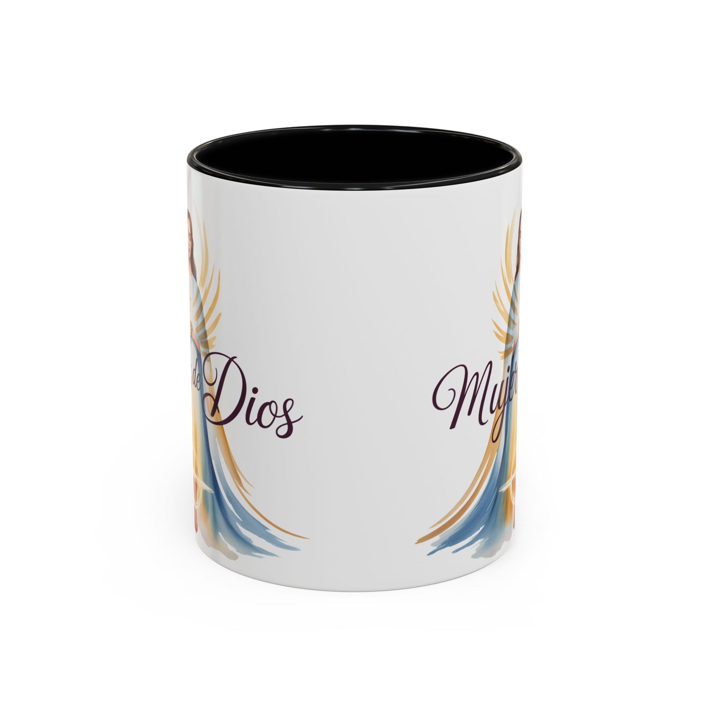 Mujer de Dios Mug - Spanish Faith Coffee Cup Gift for Christian Latina Women - Taza Religiosa Catholic Gift
