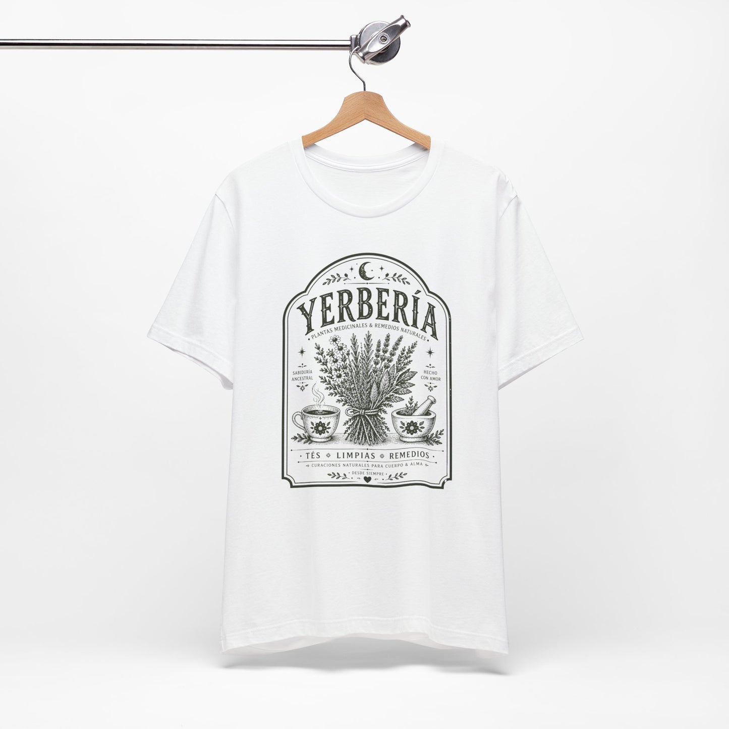 Yerberia T-Shirt - Latina Witch Tee, Spanish Gift for Her, Mystical Latina Pride Shirt, Regalos Para Mujer