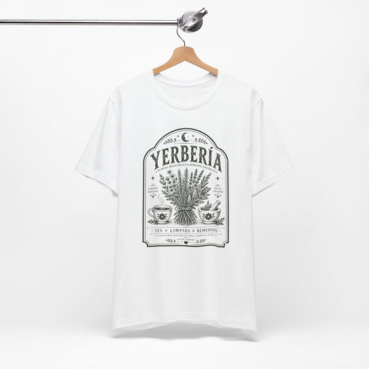 Yerberia T-Shirt - Latina Witch Tee, Spanish Gift for Her, Mystical Latina Pride Shirt, Regalos Para Mujer