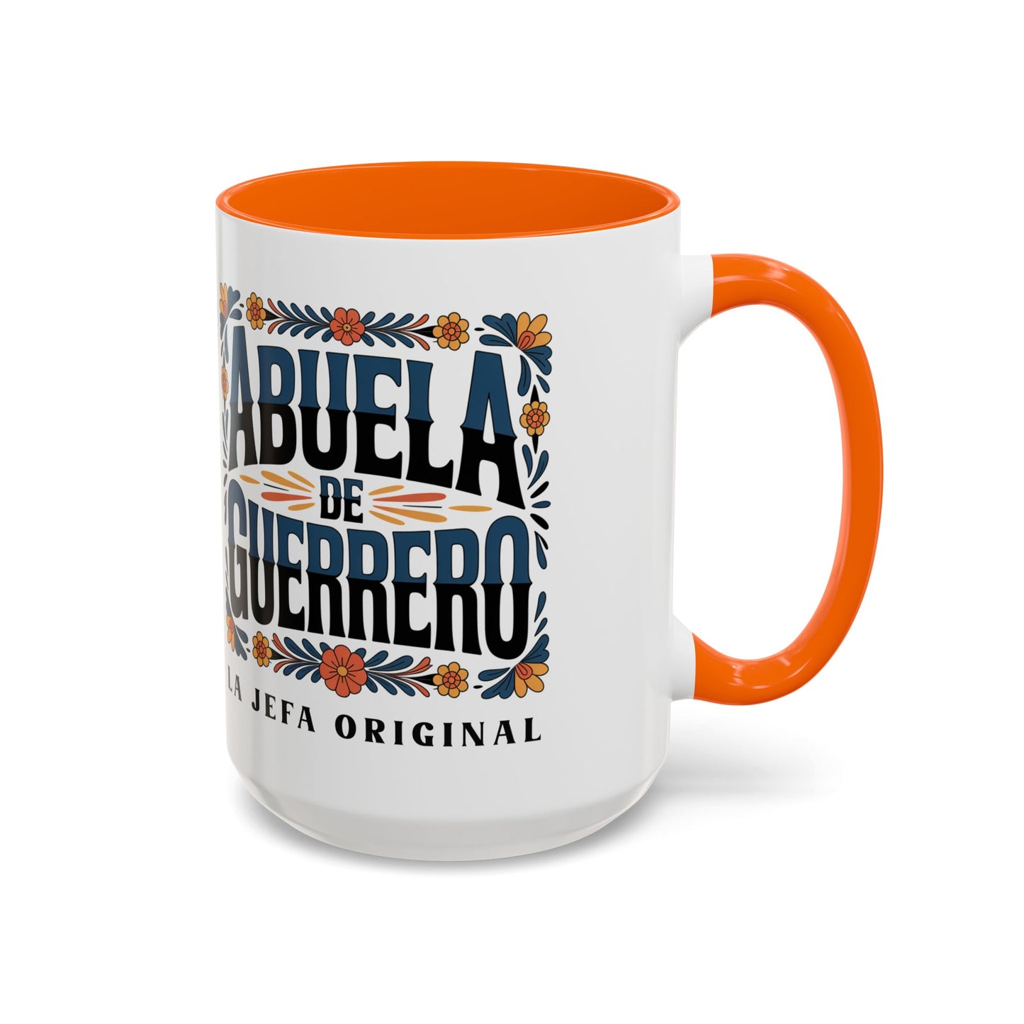 Abuela de Guerrero Mug - Latino Family Gift for Hispanic Grandma | Spanish Coffee Cup | Abuela Love Mug | Cafe con Abuela