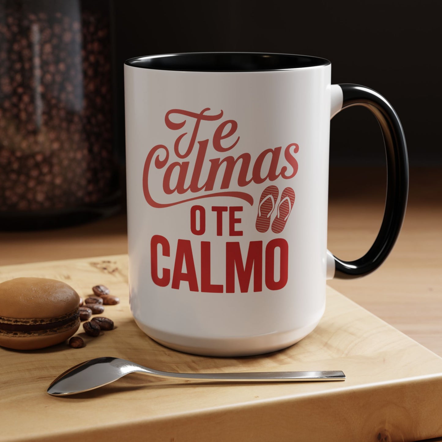 Chancla Mug - Funny Latino Hispanic Heritage Gift | Abuela Mama Mexican Mom Humor Coffee Cup | Latina Pride Regalo