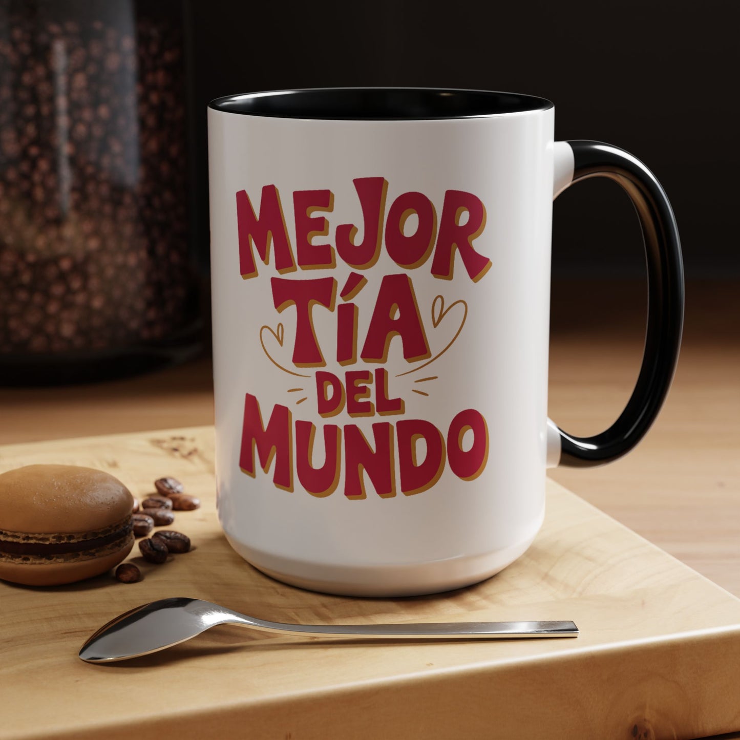 Tia Mug - Best Tia Ever Coffee Cup Gift for Hispanic Aunt - Mi Tia Favorita Latino Family Gift - Tia Querida Present