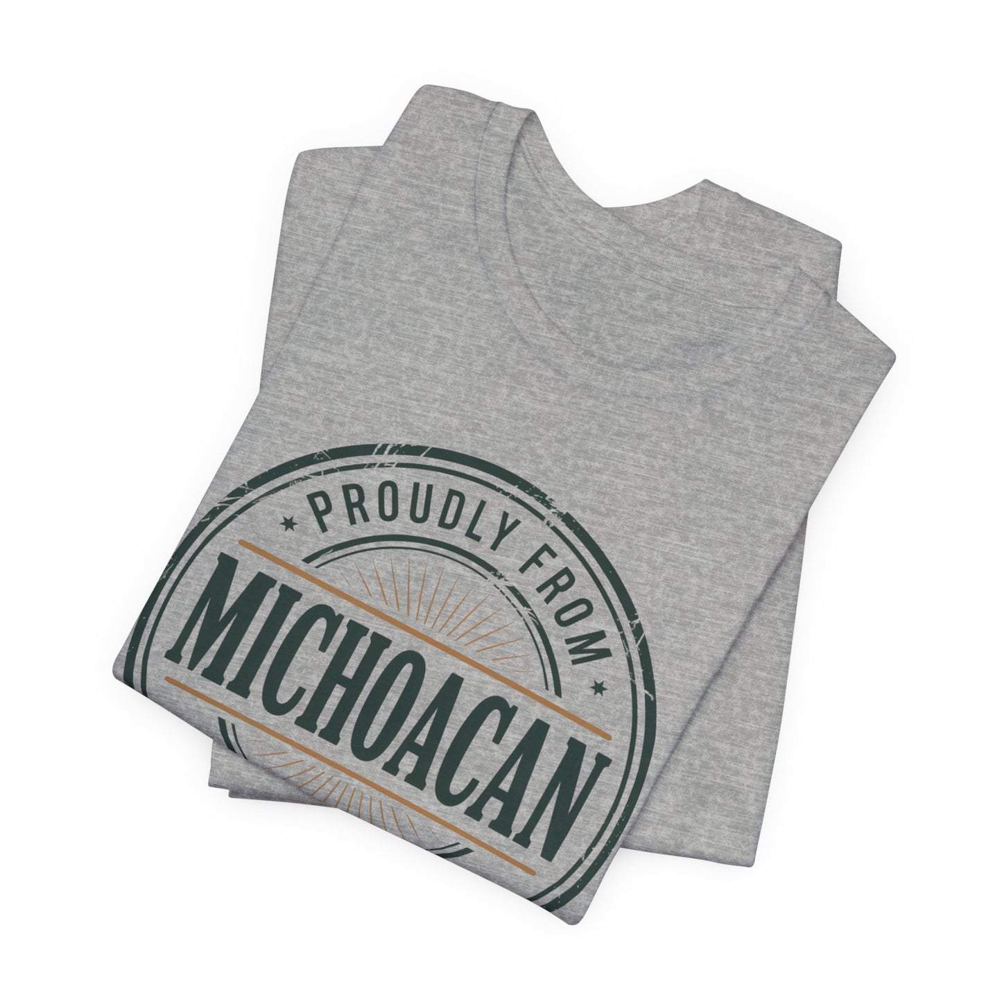 Michoacán T-Shirt - Mexican State Pride Tee - Michoacano Heritage Gift - Orgullo Mexicano Shirt - Mexico Regional Wear