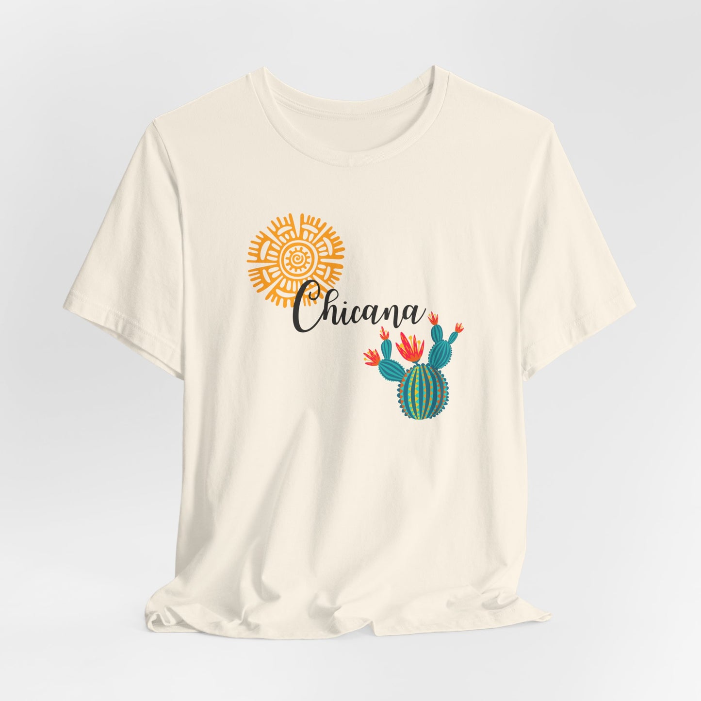 Chicana Shirt gift for Her Cactus Nopal Sol Tee Aztec Mayan Incan Latina Feminist