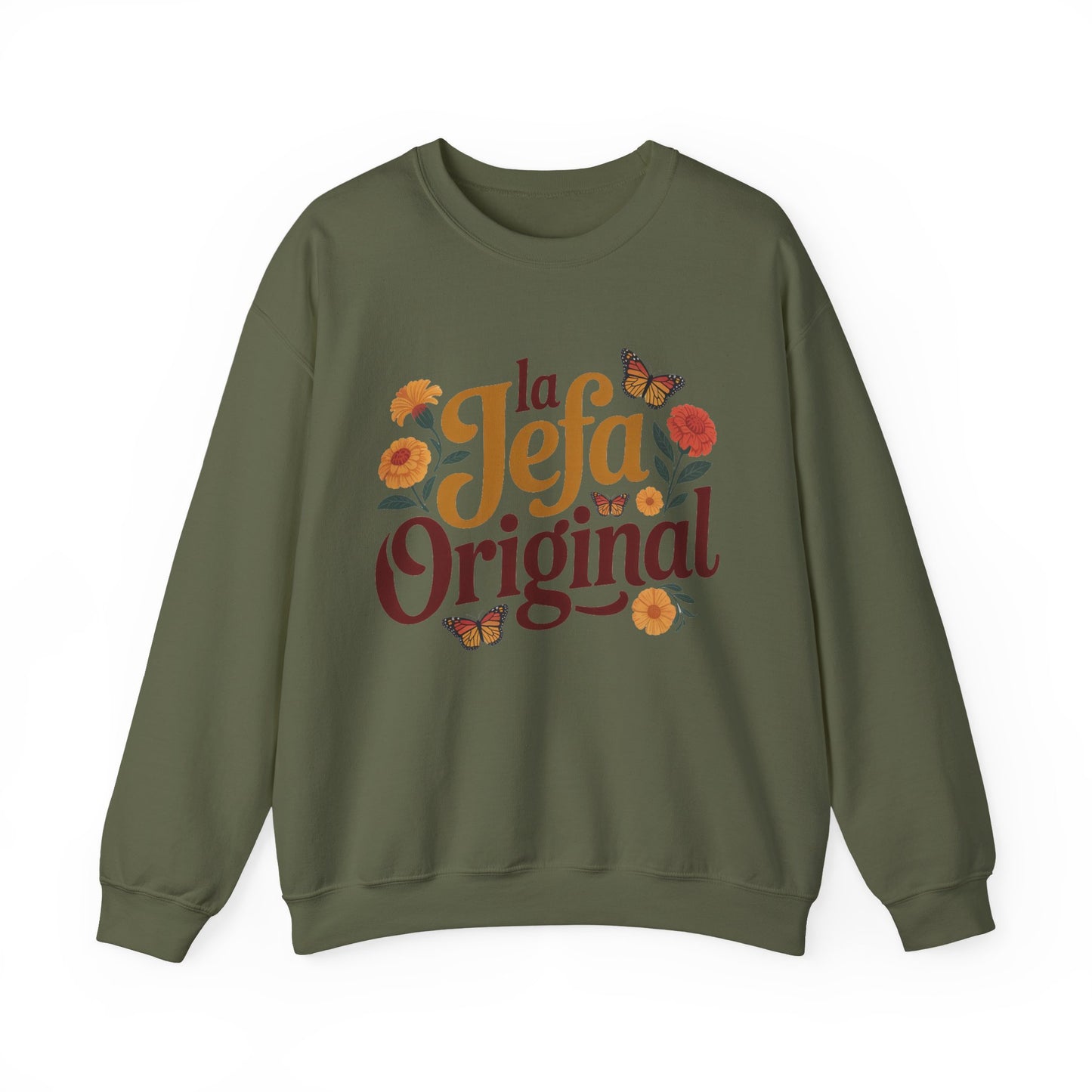 La Jefa Sweatshirt - Latina Boss Babe Empowerment Gift - Hispanic Pride Hoodie for Her - Feminist Spanish Saying Shirt