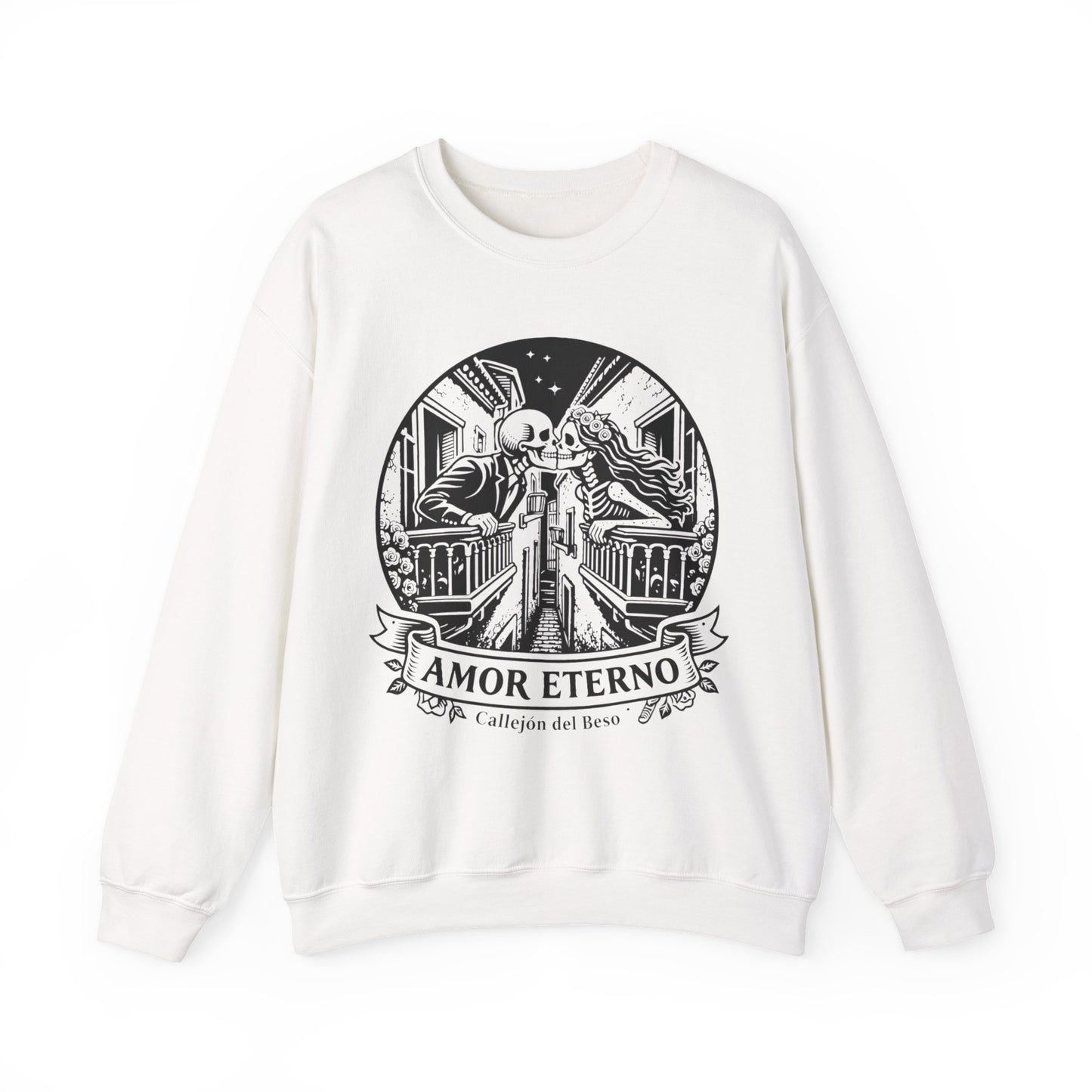 Amor Eterno Sweatshirt - Eternal Love Gift for Her, Hispanic Love Wear, Relationship Goals Corazon Forever Hoodie