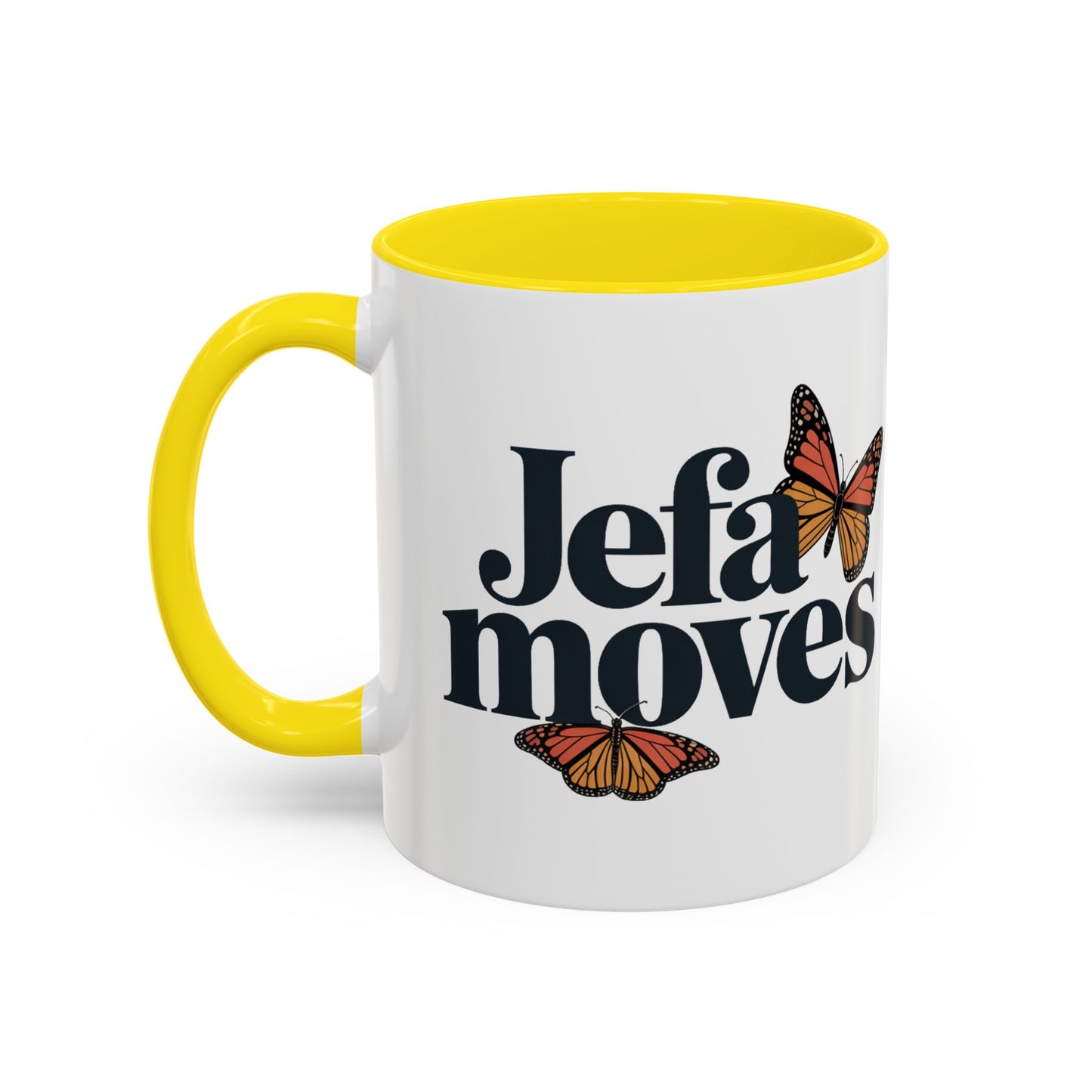 La Jefa Moves Mug - Female Boss Gift for Latina Women - Spanish Coffee Cup - Empowering Latina Gift - Bilingual Mug