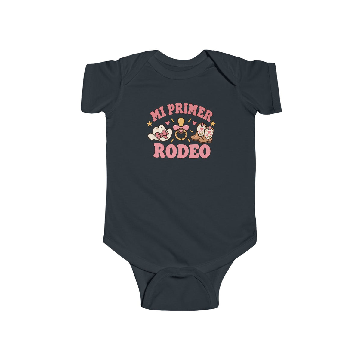 Mi Primer Rodeo Onesie - Mexican Baby Cowgirl Bodysuit - Latina First Rodeo Shower Gift - Vaquera Infant One Piece