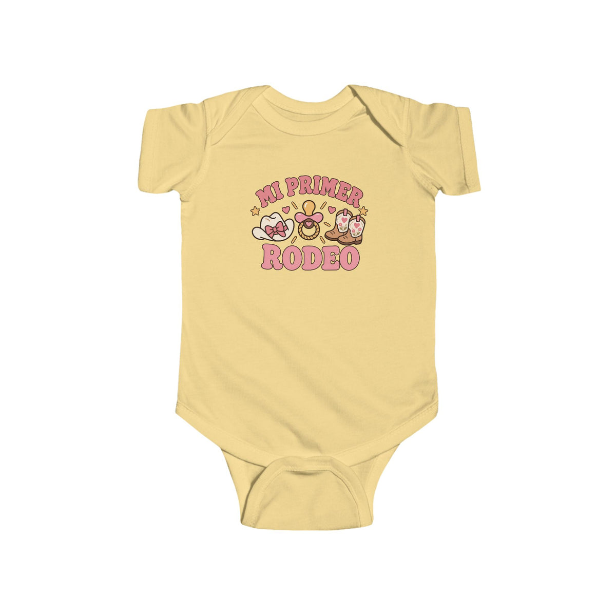 Mi Primer Rodeo Onesie - Mexican Baby Cowgirl Bodysuit - Latina First Rodeo Shower Gift - Vaquera Infant One Piece