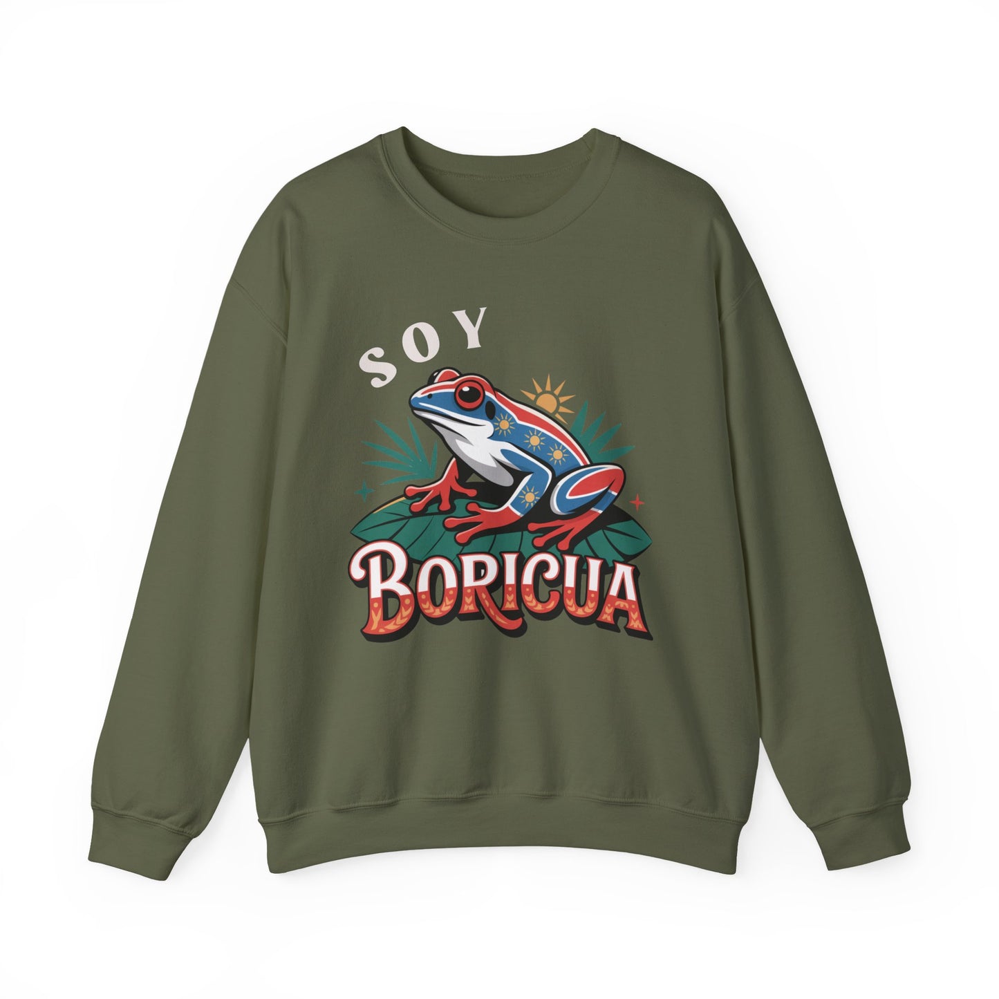 Boricua Sweatshirt - Puerto Rican Pride Hoodie Gift - Orgullo Boricua - PR Pride Wear - Isla del Encanto Clothing
