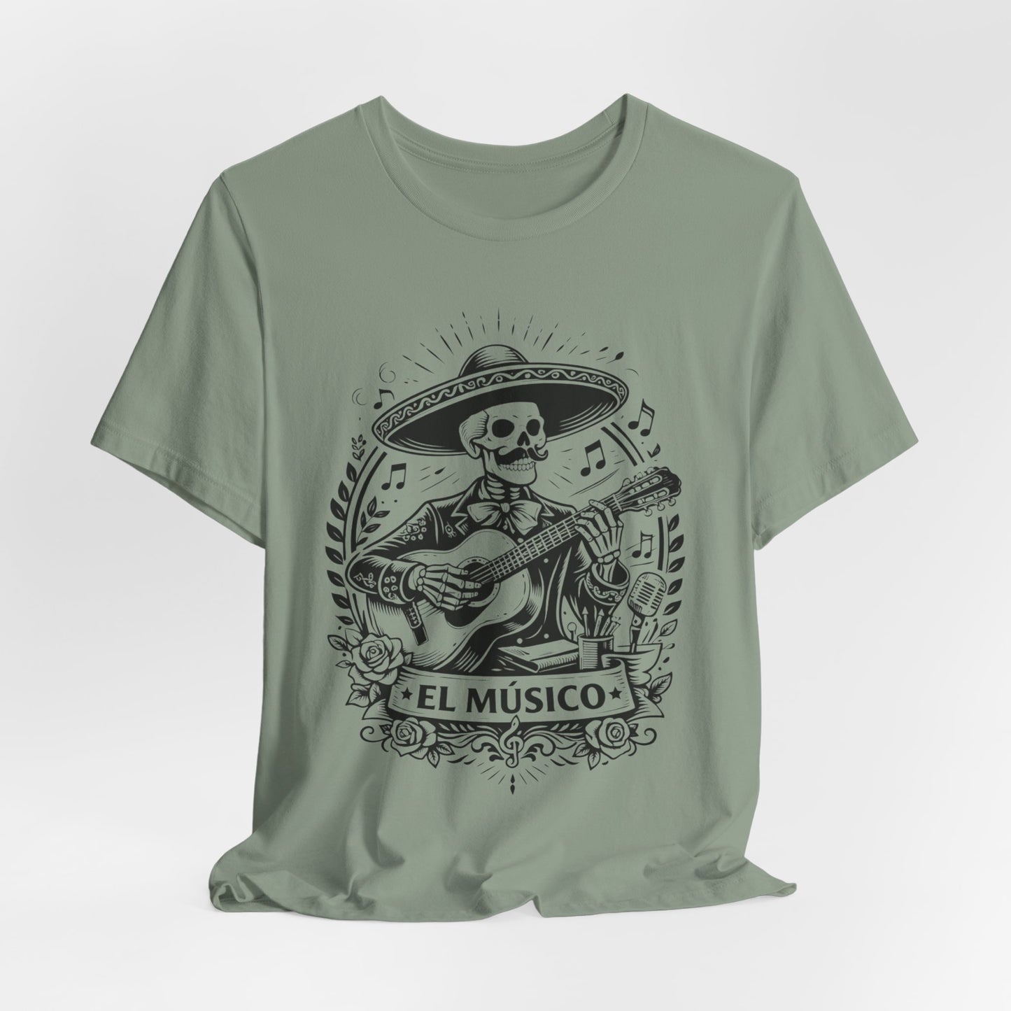El Musico T-Shirt - Latino Musician Tee - Hispanic Pride Music Lover Gift - Cultura Latina Shirt - Musico Regalo