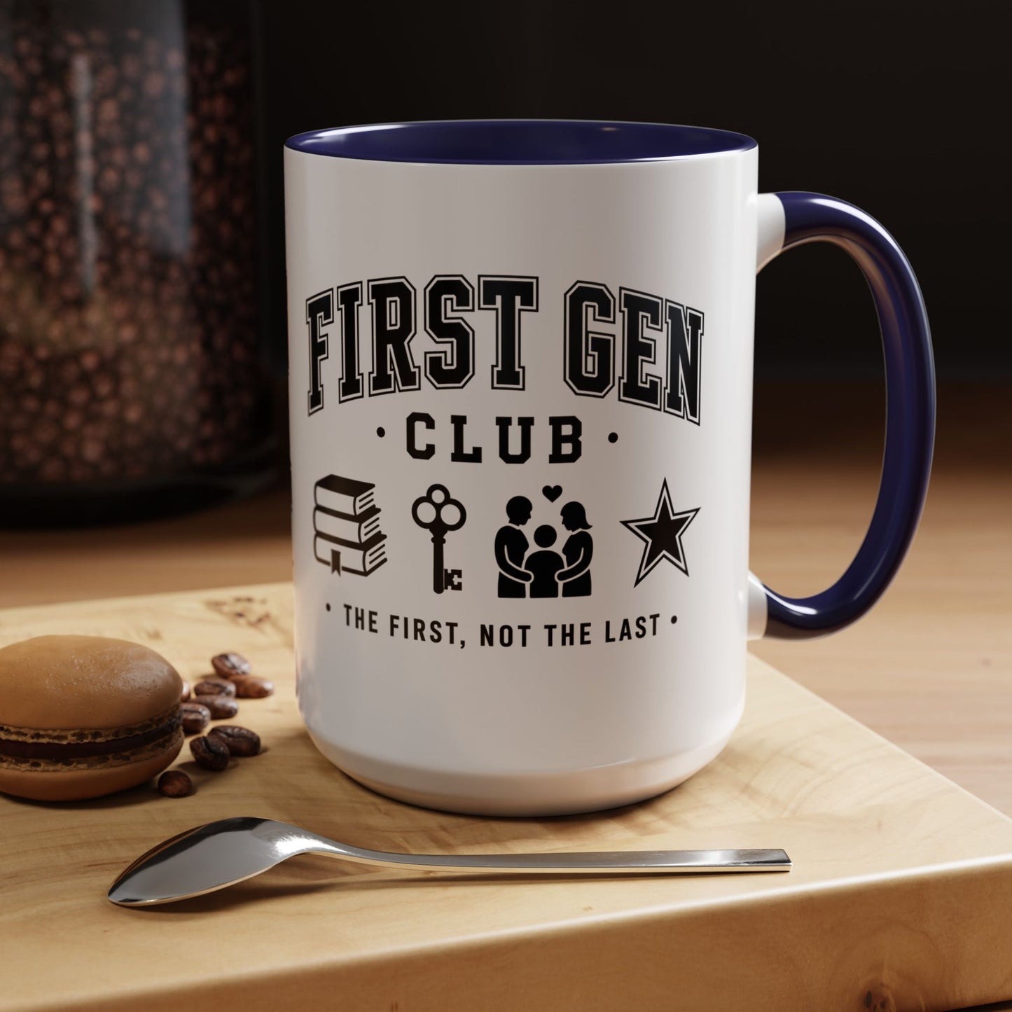 First Generation Latina Graduation Mug - Career Success Gift - Hija de Inmigrantes Pride Cup - Regalos para Mujer Graduación