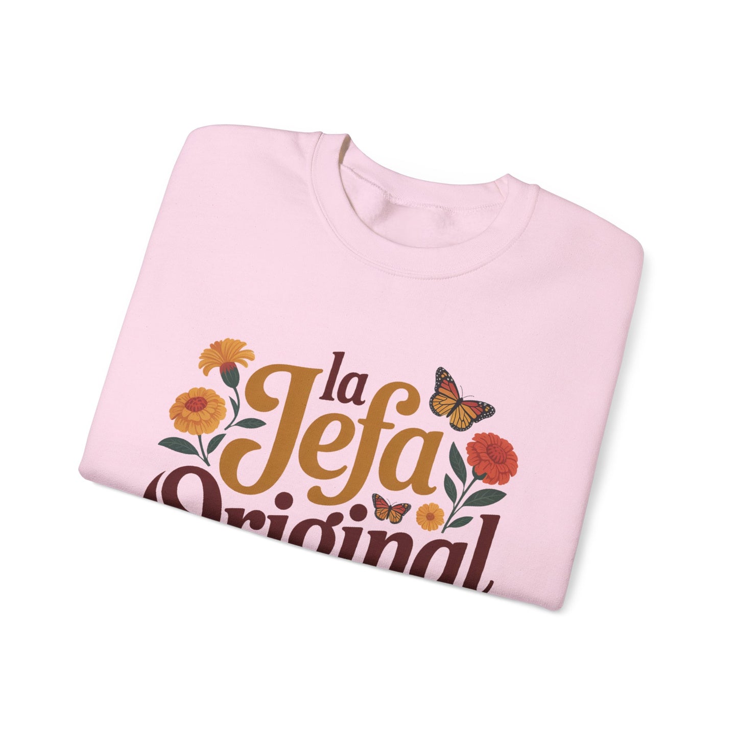 La Jefa Sweatshirt - Latina Boss Babe Empowerment Gift - Hispanic Pride Hoodie for Her - Feminist Spanish Saying Shirt