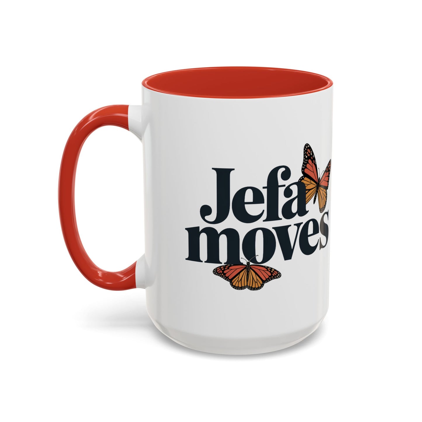La Jefa Moves Mug - Female Boss Gift for Latina Women - Spanish Coffee Cup - Empowering Latina Gift - Bilingual Mug