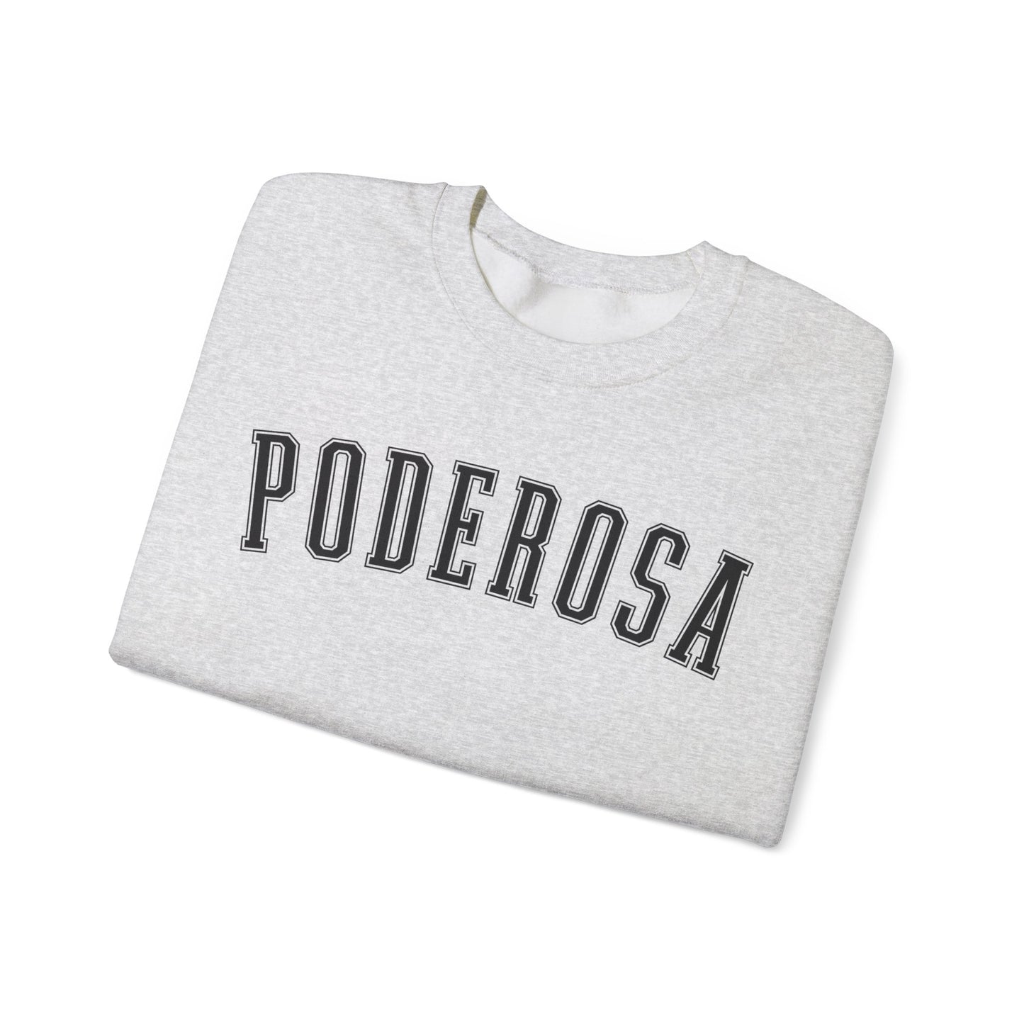 Poderosa Divina Sweater Latina College Crewneck Powerful Divine Spanish Phrase Mexican Sweatshirt Chicana Gift Hispanic Empowerment