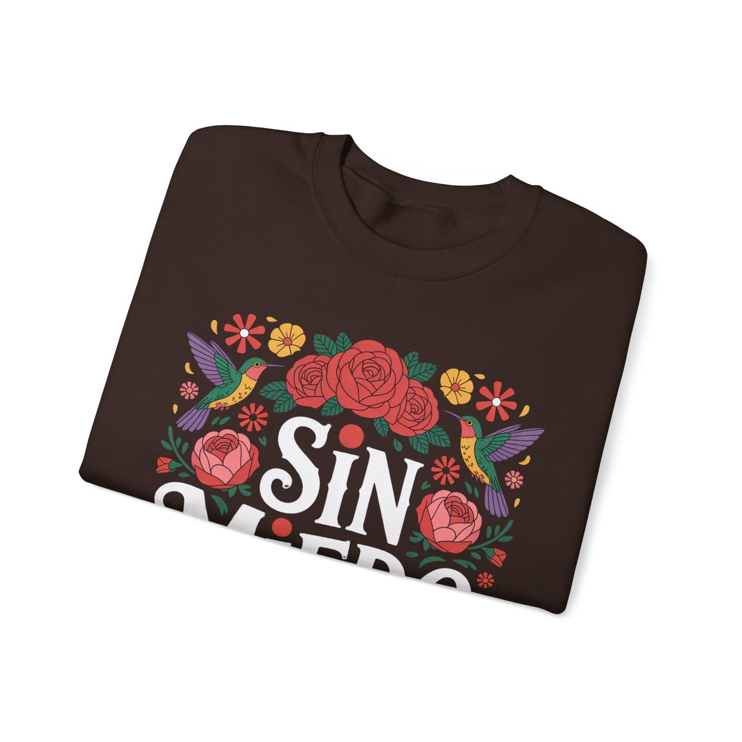 Sin Miedo Sweatshirt - Faith Over Fear Spanish Christian Hoodie - Catholic Gift - Latino Religious Sudadera Cristiana