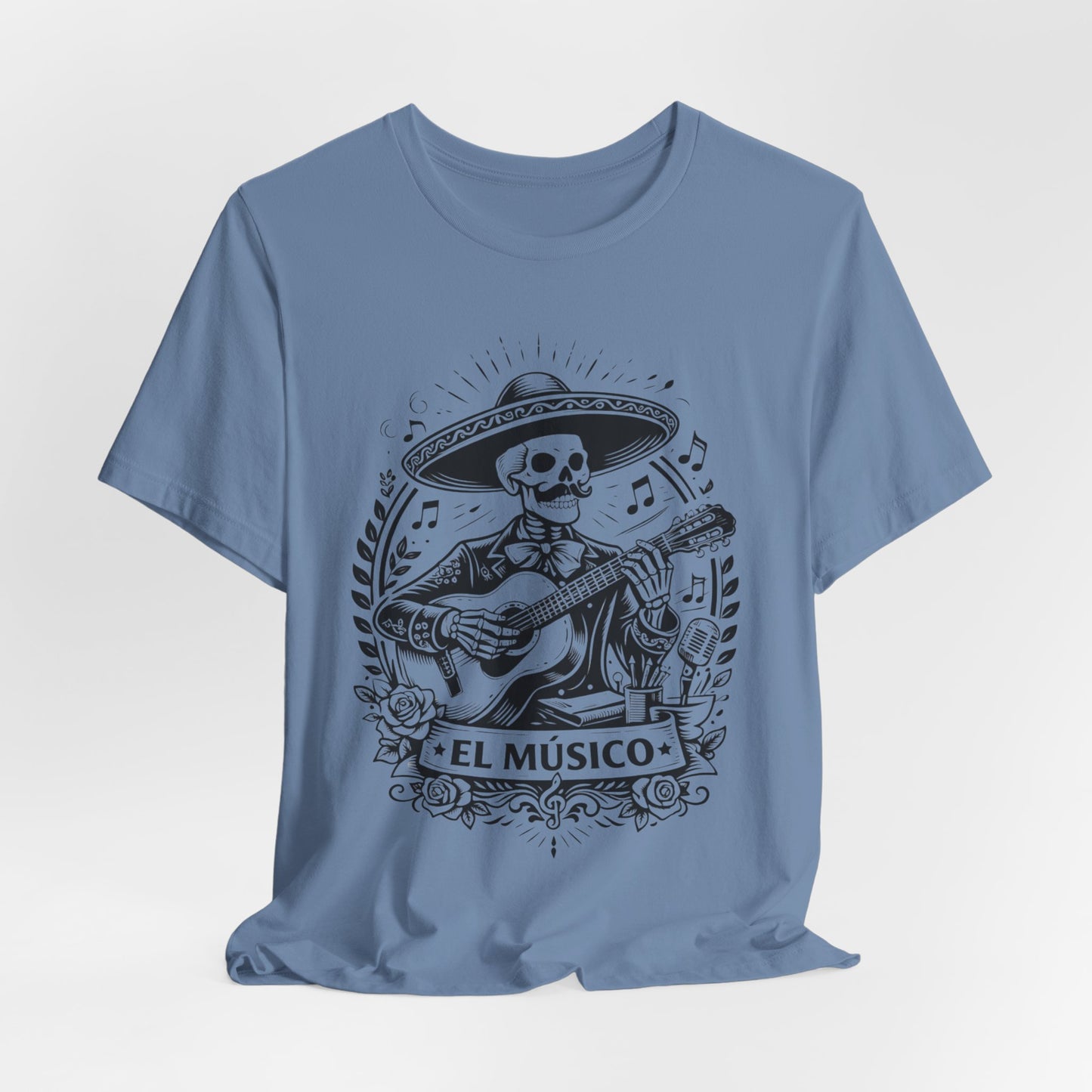 El Musico T-Shirt - Latino Musician Tee - Hispanic Pride Music Lover Gift - Cultura Latina Shirt - Musico Regalo