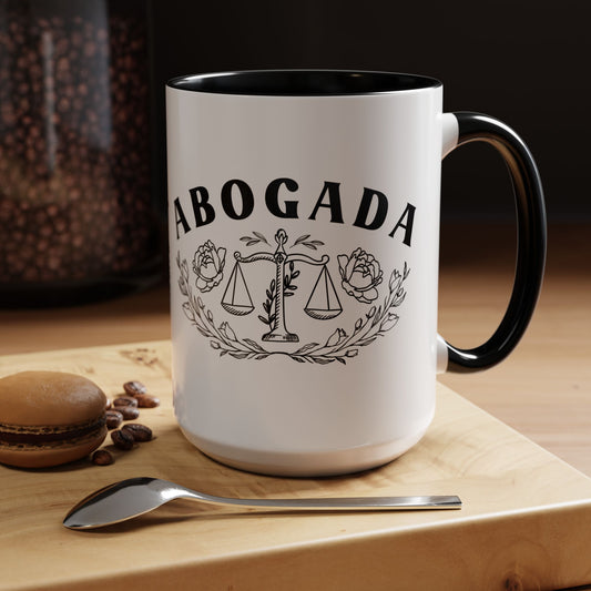 Abogada Mug - Latina Lawyer Gift - Mujer Abogada Regalo - Latino Heritage Coffee Cup - Professional Gift