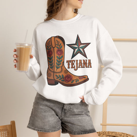 Tejana Sweatshirt — Texas Latina Pride Gift