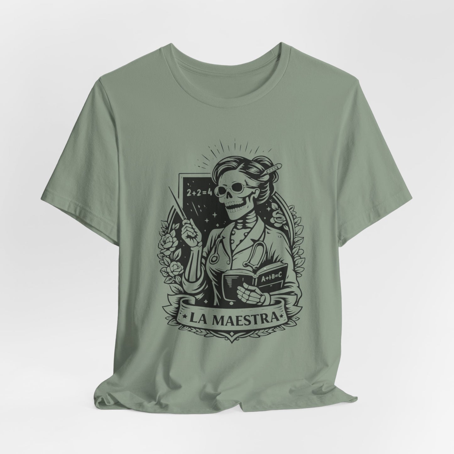 La Maestra T-Shirt - Teacher Gift Tee for Latina Educator - Professional Hispanic Teacher Shirt - Maestra Regalo