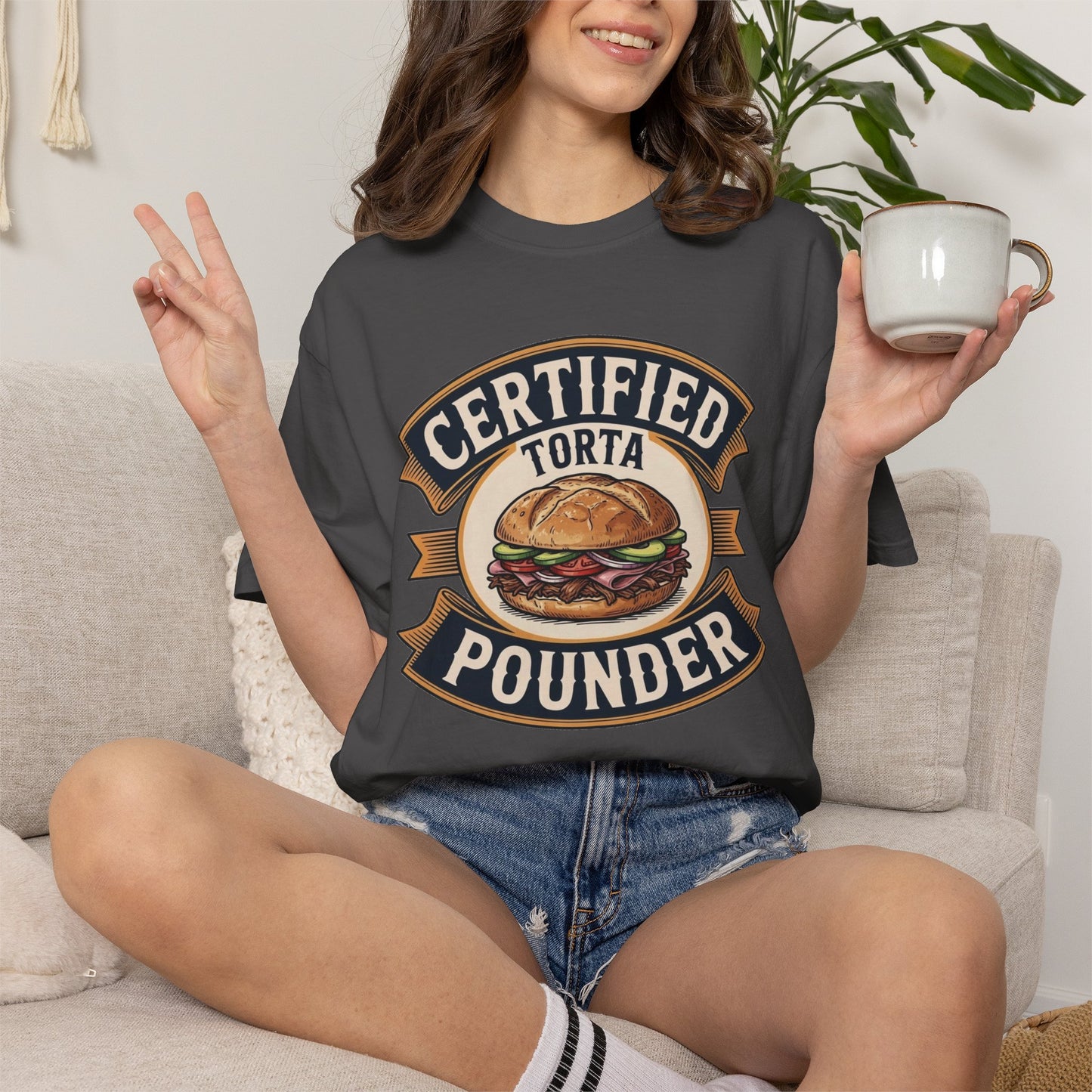 Certified Torta Pounder Shirt, Comfort Colors Bilingual UnisexTee, Funny Gift for Men