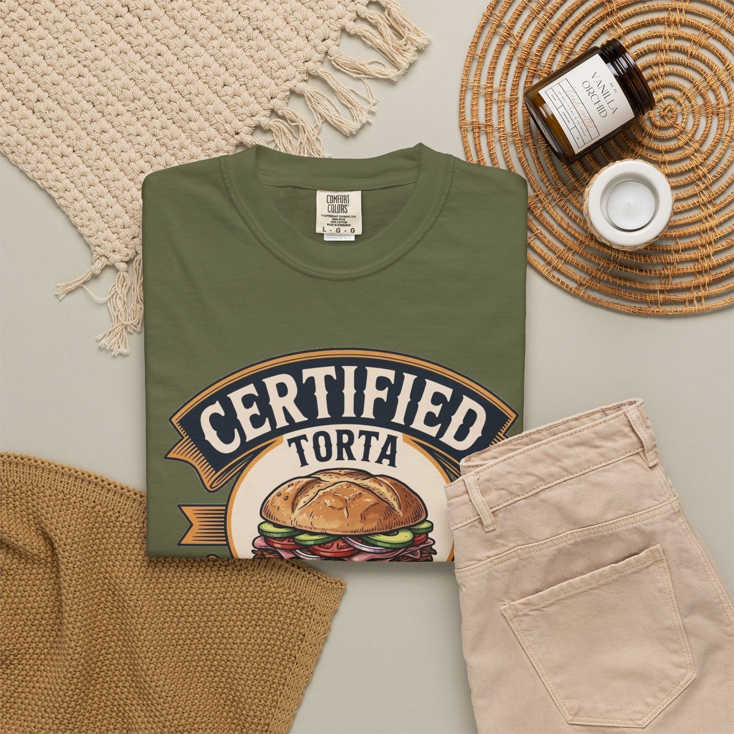 Certified Torta Pounder Shirt, Comfort Colors Bilingual UnisexTee, Funny Gift for Men