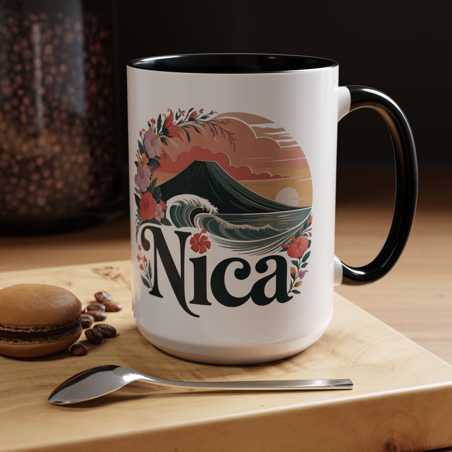 Nicaragua Mug - Nica Pride Coffee Cup Gift | Orgullo Nicaraguense | Central American Heritage Souvenir | Pinto Gallo Cafe