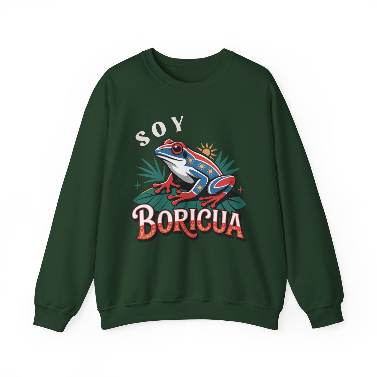 Boricua Sweatshirt - Puerto Rican Pride Hoodie Gift - Orgullo Boricua - PR Pride Wear - Isla del Encanto Clothing