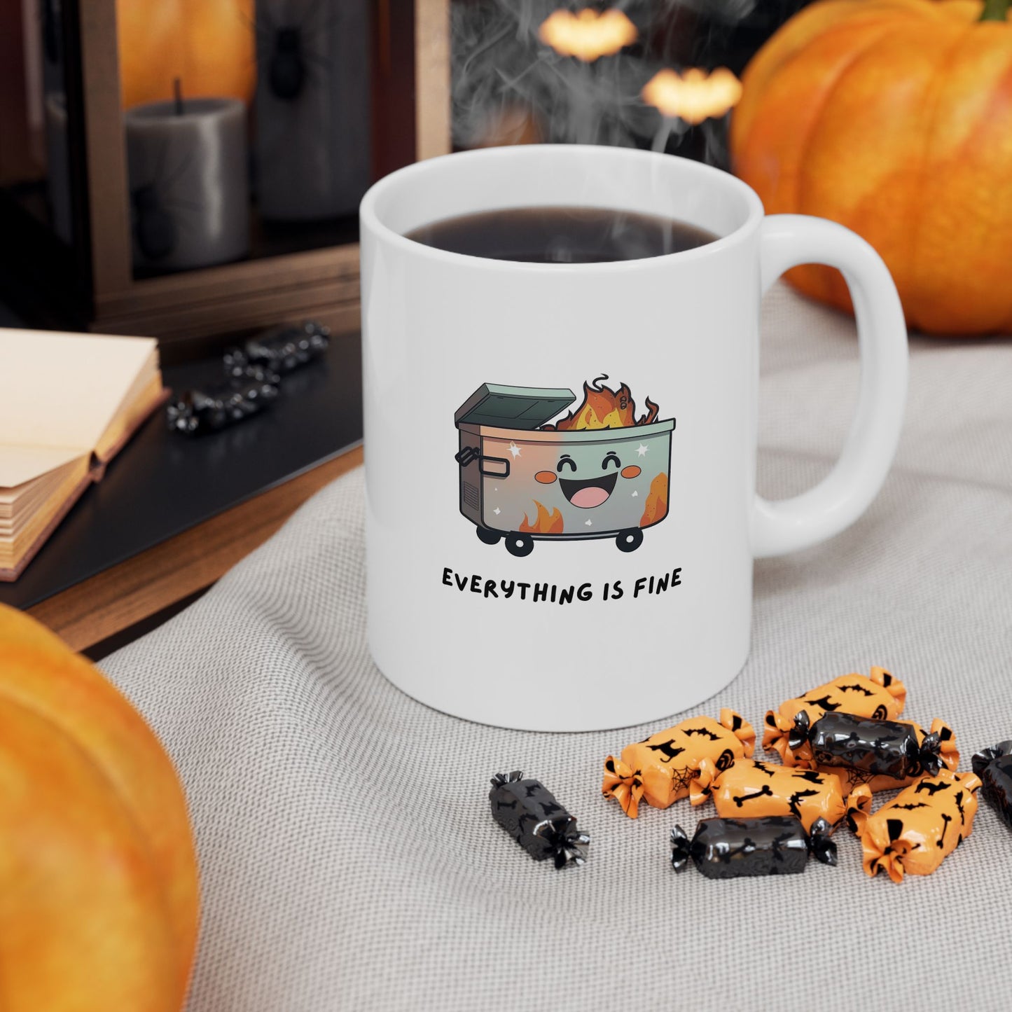 Everything is Fine Anthrope Coffee Mug