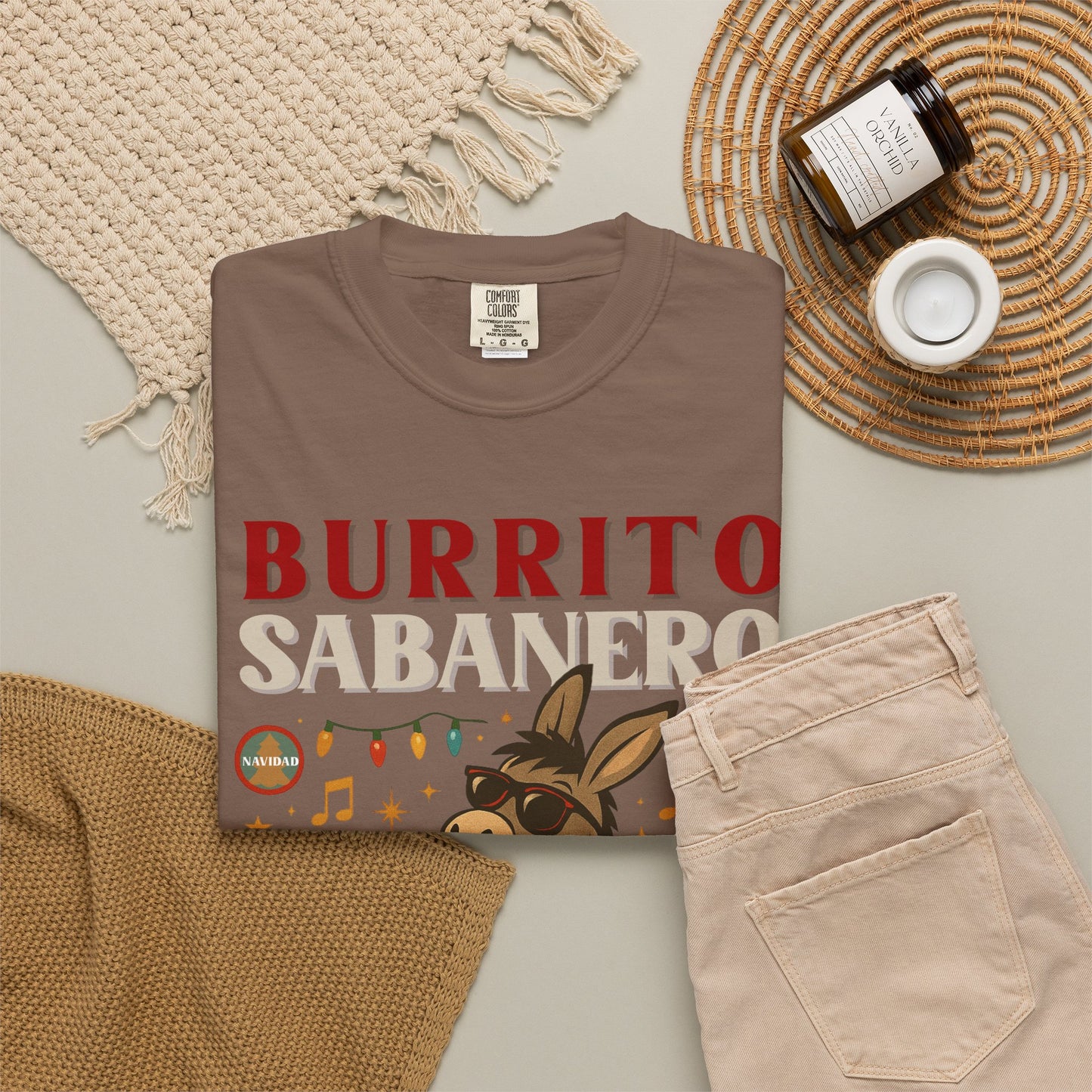 Burrito Sabanero Navidad Shirt | Camisa de Navidad Funny Xmas Tee |  Bilingual Shirt