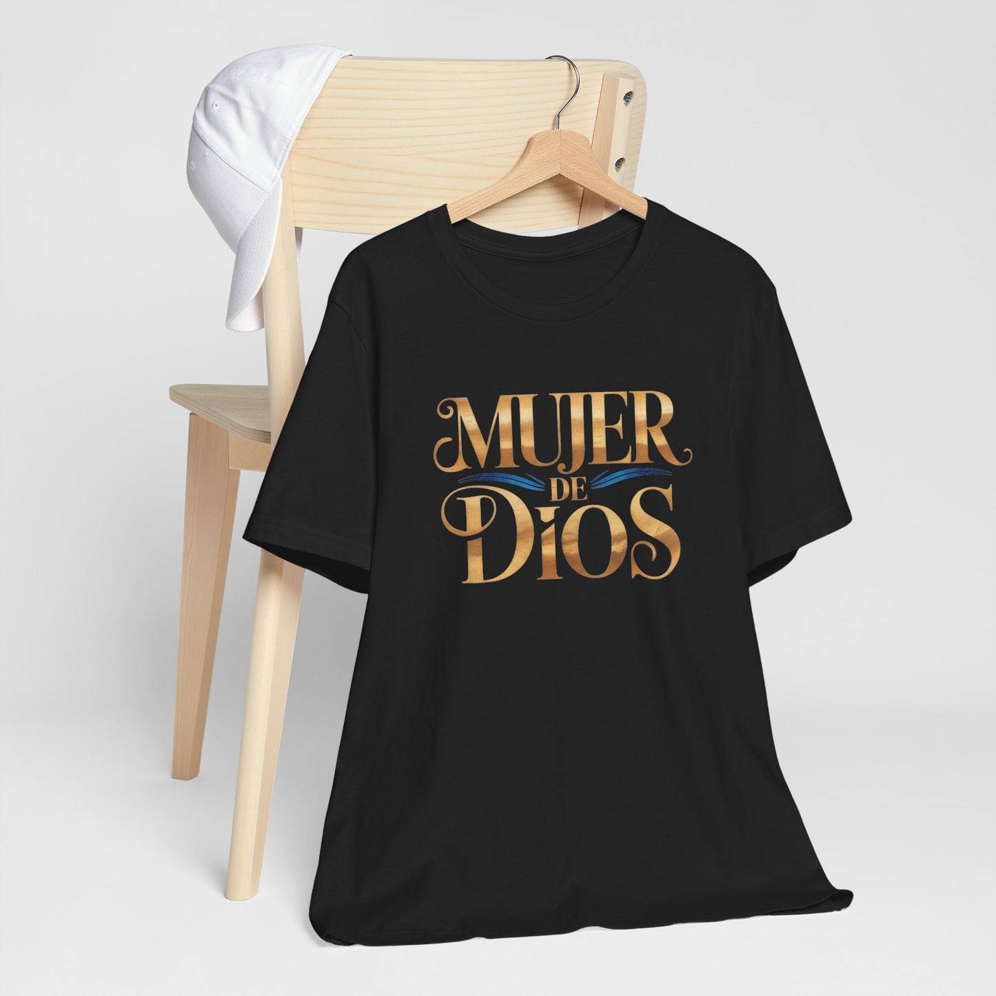 Mujer de Dios T-Shirt - Christian Latina Faith Tee - Catholic Gift - Spanish Religious Shirt - Mujer Cristiana