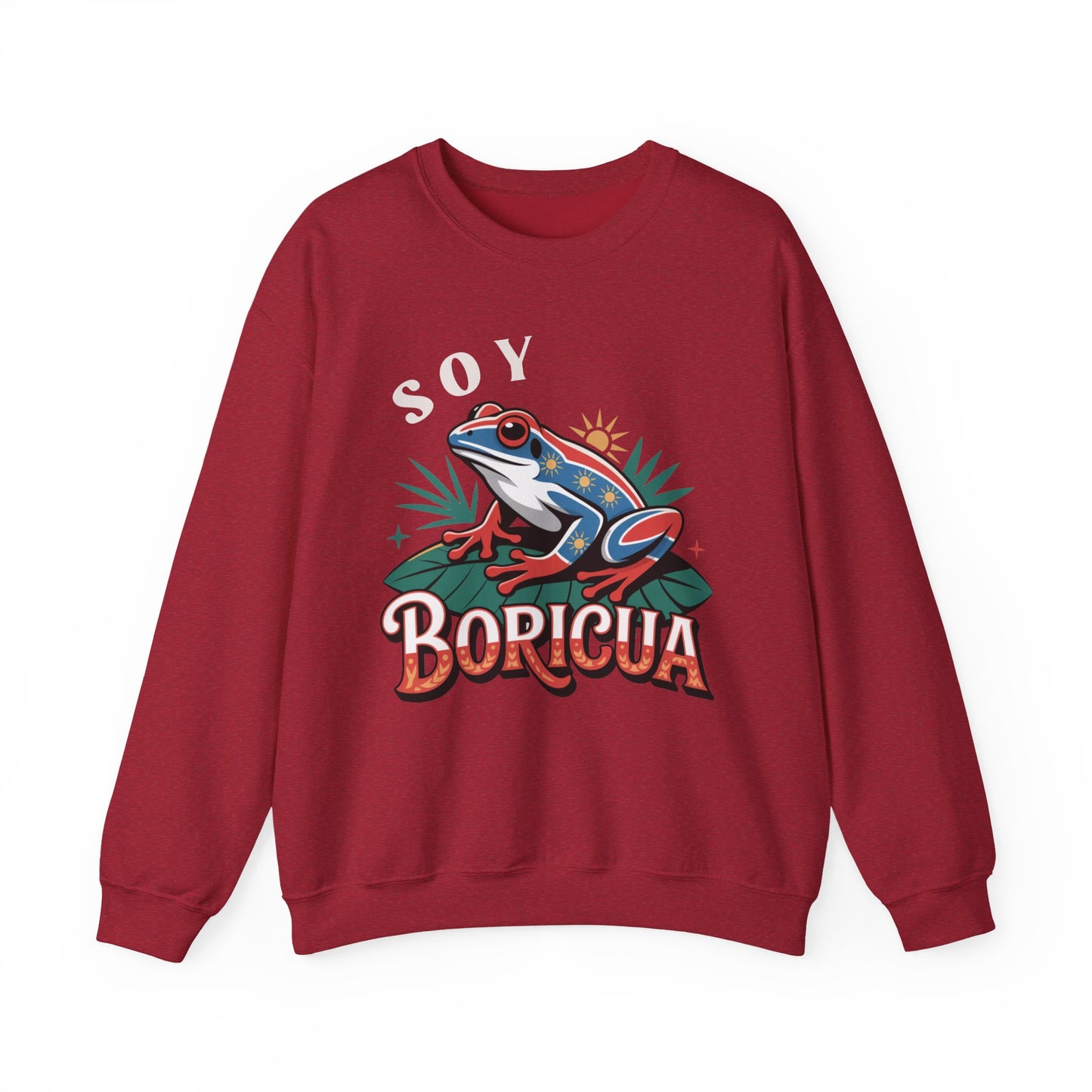 Boricua Sweatshirt - Puerto Rican Pride Hoodie Gift - Orgullo Boricua - PR Pride Wear - Isla del Encanto Clothing
