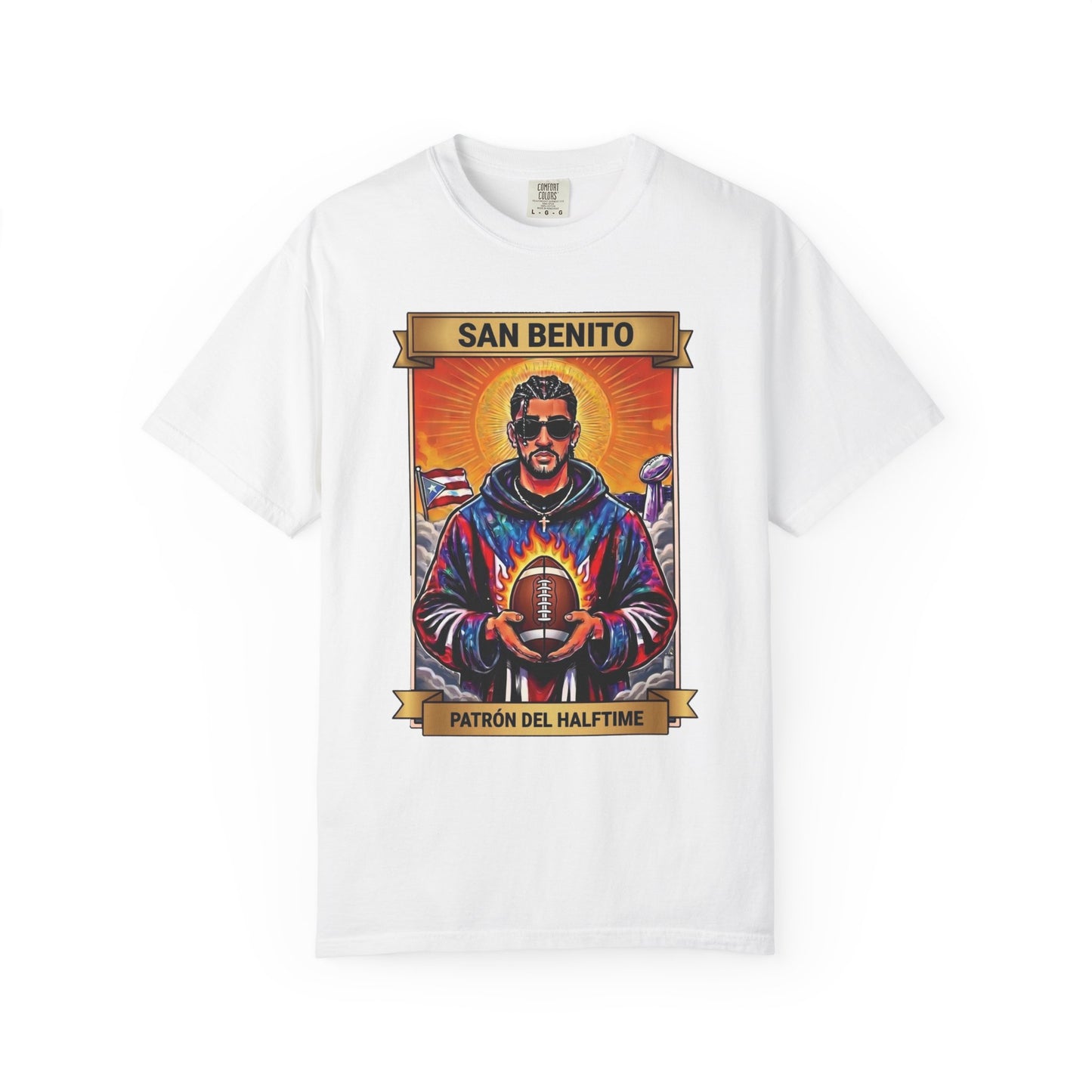 Benito Bowl Shirt, Puerto Rico Tee, San Benito Halftime Show Shirt, Team Benito Gift, Boricua Unisex Graphic Tee