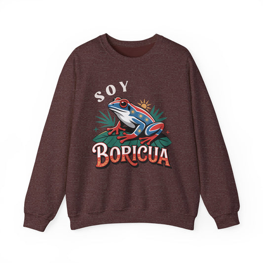 Boricua Sweatshirt - Puerto Rican Pride Hoodie Gift - Orgullo Boricua - PR Pride Wear - Isla del Encanto Clothing
