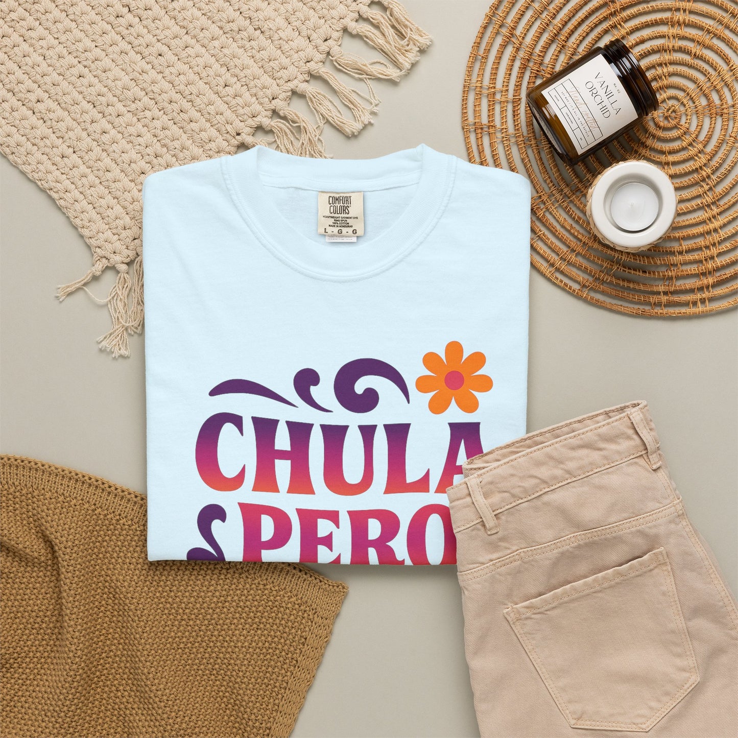 Chula Pero Chingona Shirt, Latina owned business support, brown business, activism tee, social T-Shirt (view 13 of 16)